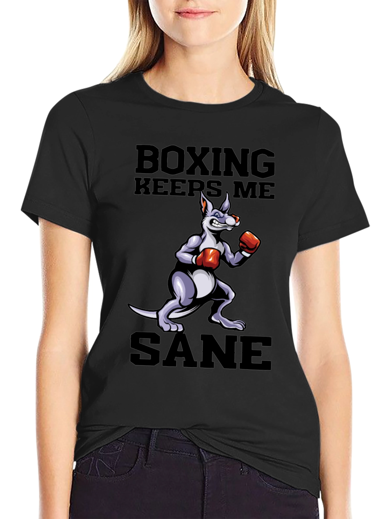 Boxing Keeps Me Sane T-Shirt