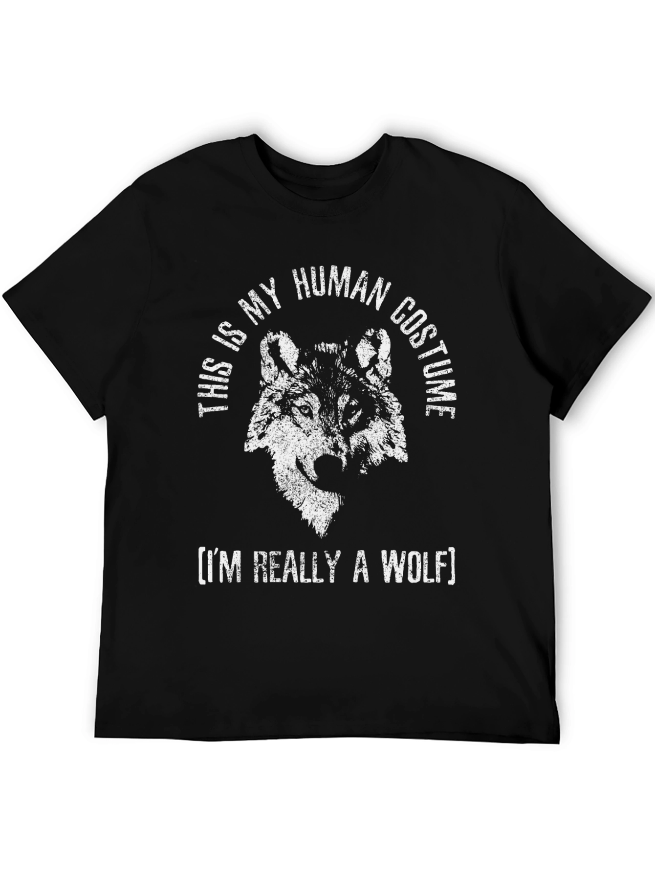 Wolf Costume Graphic Tee - Funny Animal Lover Shirt