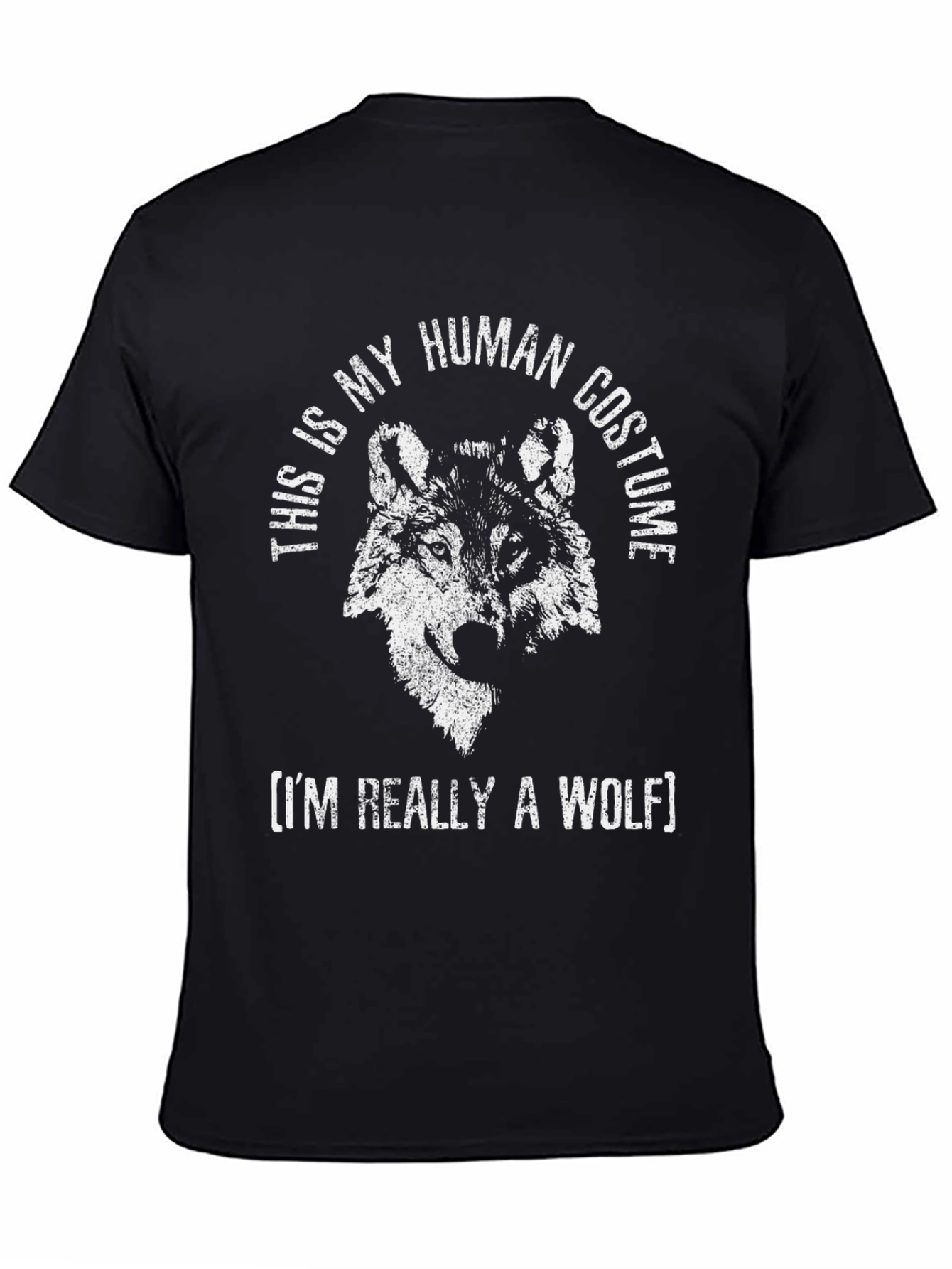 Wolf Costume Graphic Tee - Funny Animal Lover Shirt