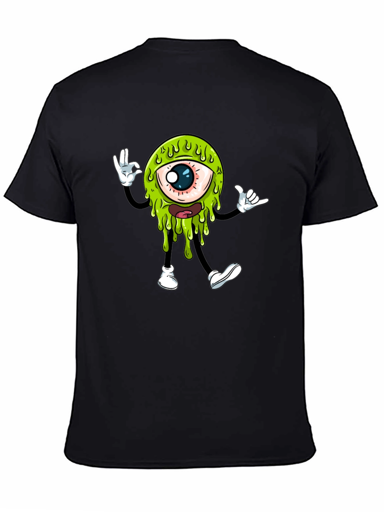 Cool Monster Eye Graphic T-Shirt