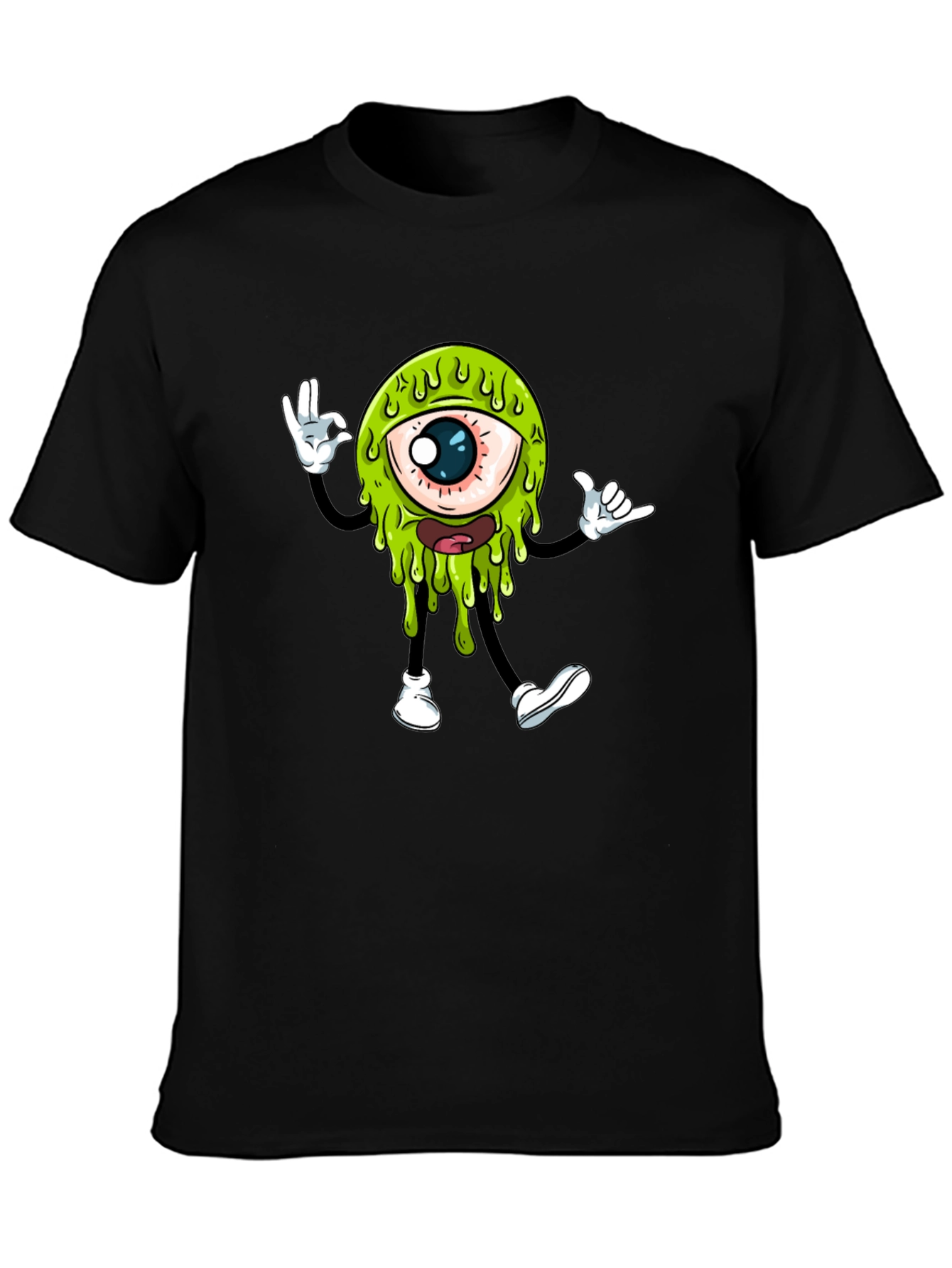 Cool Monster Eye Graphic T-Shirt