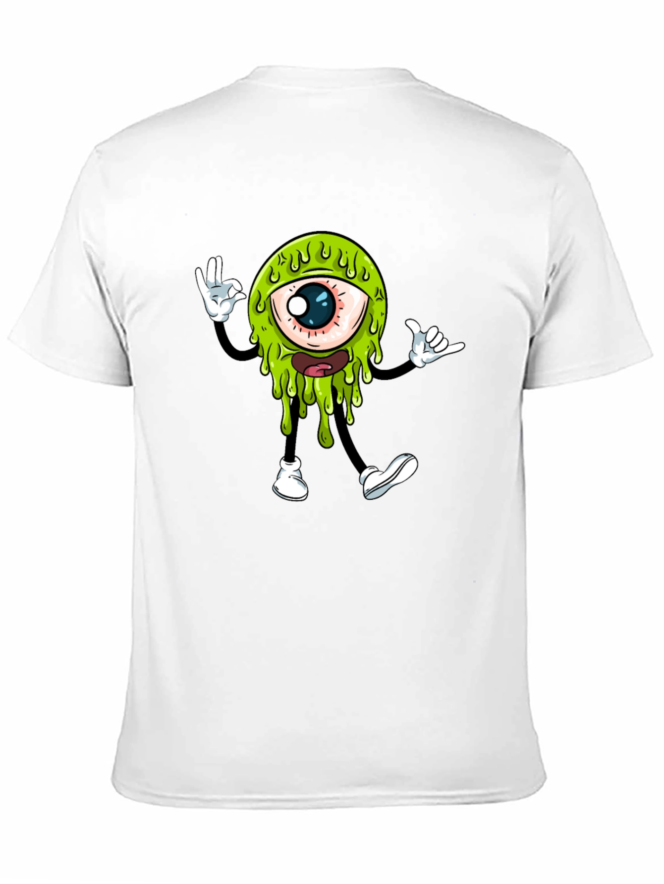 Cool Monster Eye Graphic T-Shirt