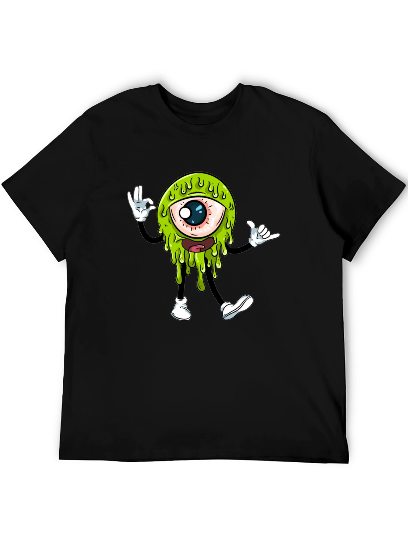 Cool Monster Eye Graphic T-Shirt