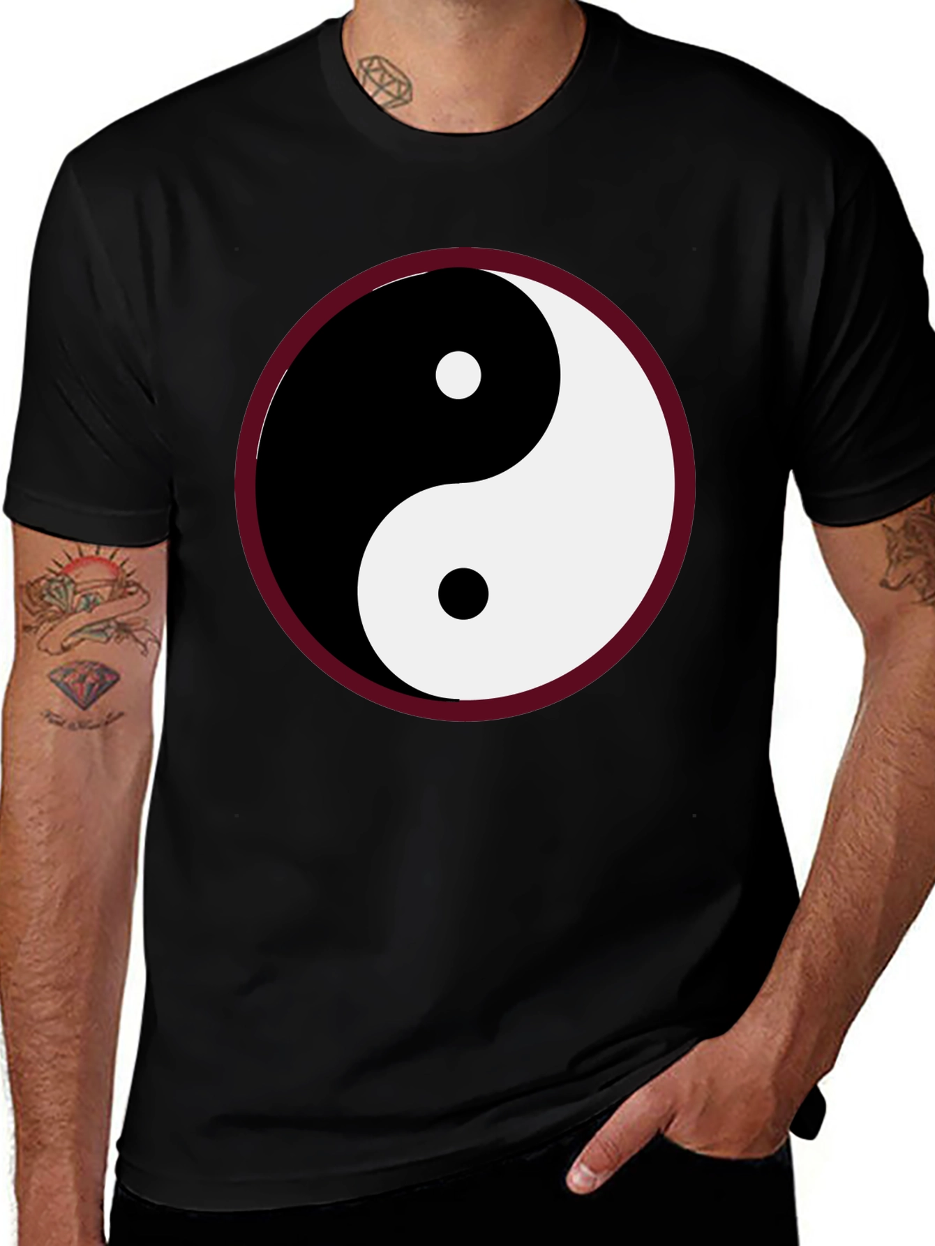 Yin Yang Graphic Tee - Balance and Harmony