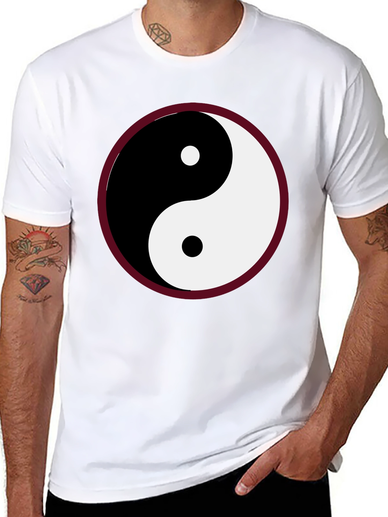 Yin Yang Graphic Tee - Balance and Harmony