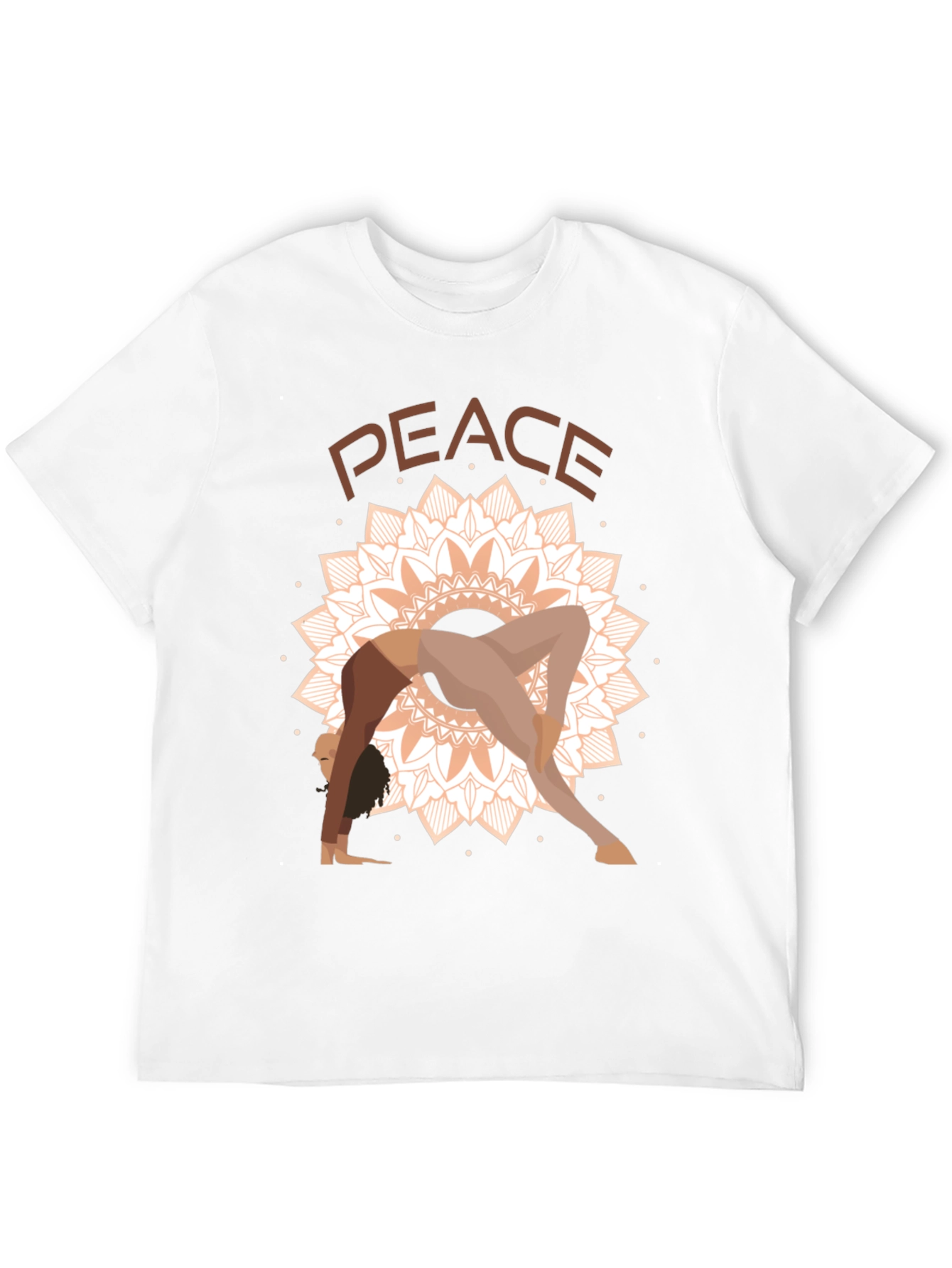 Peace Yoga Mandala Graphic Tee - Unisex