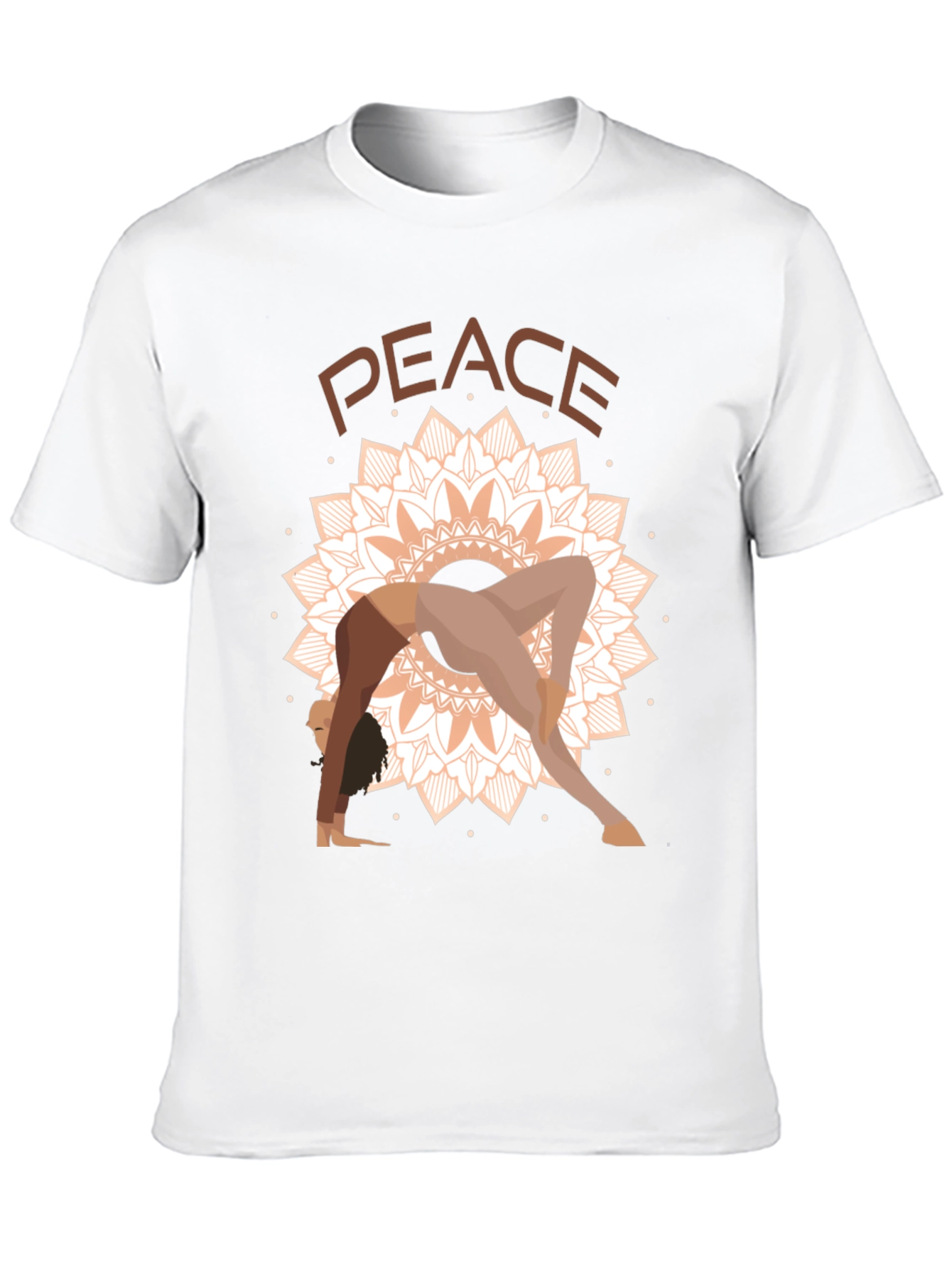 Peace Yoga Mandala Graphic Tee - Unisex