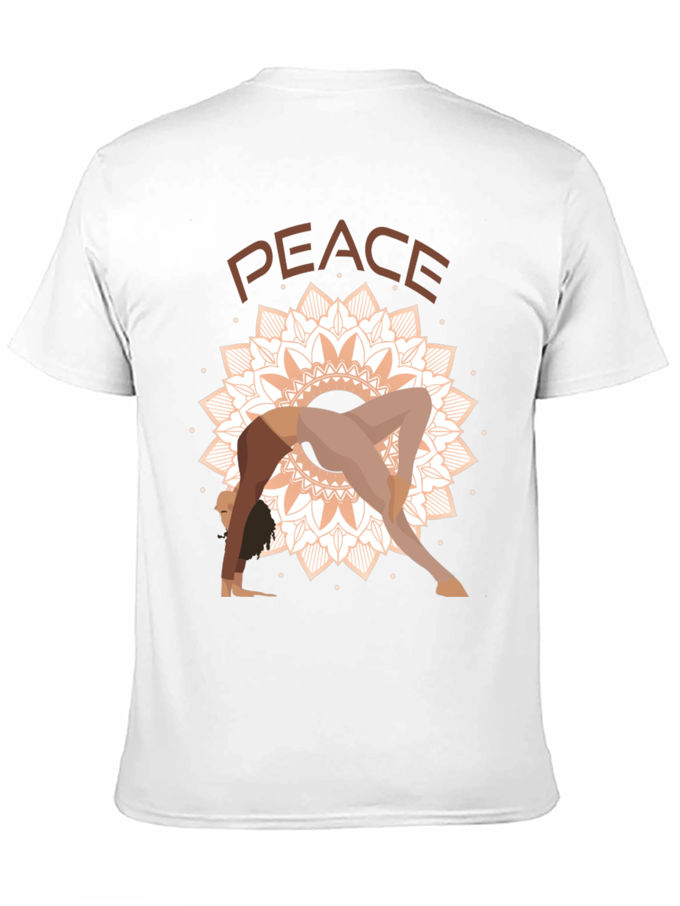 Peace Yoga Mandala Graphic Tee - Unisex