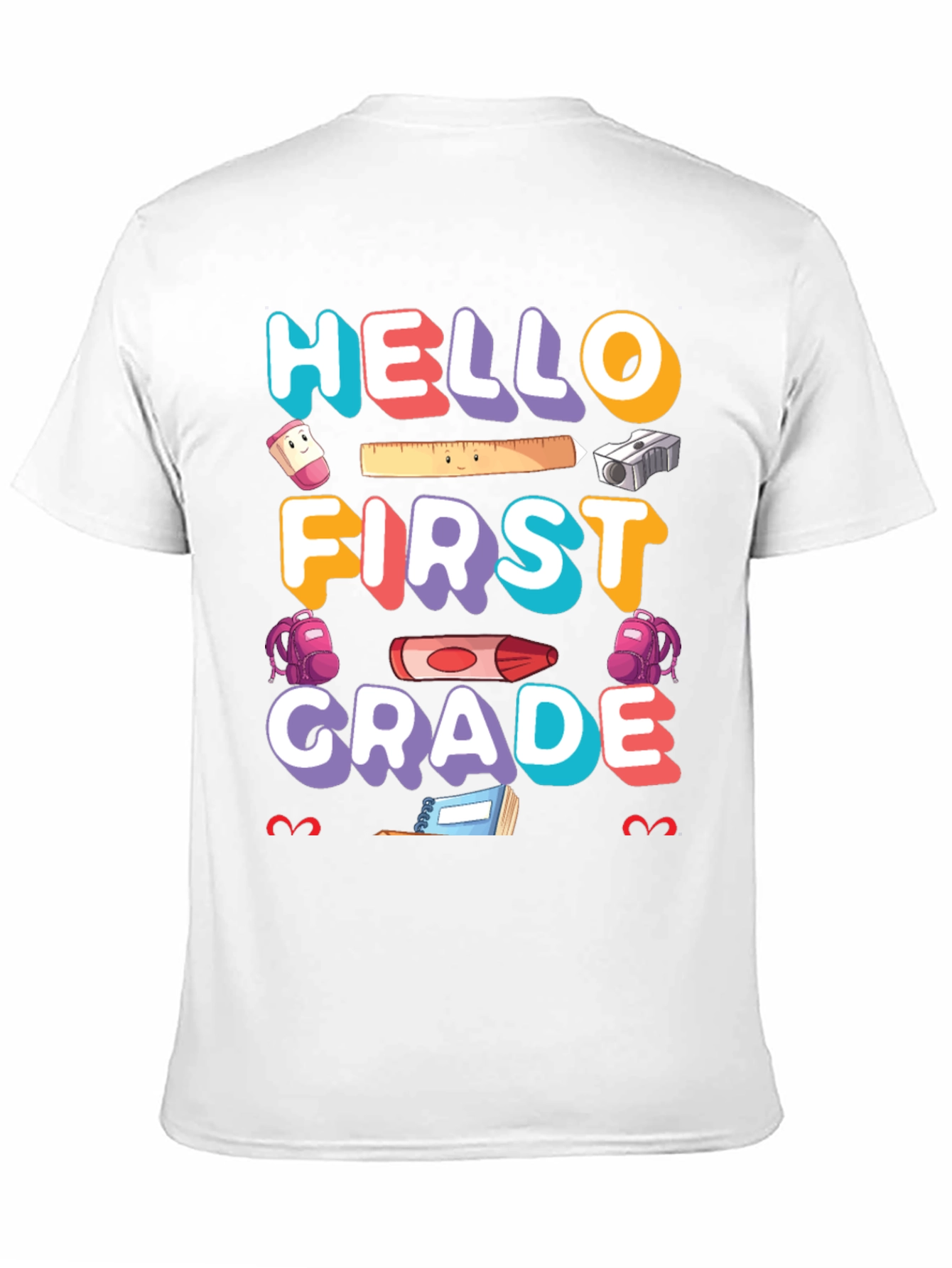 Hello First Grade Back to School T-Shirt
