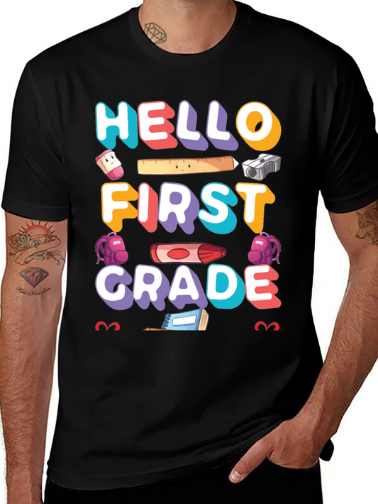 Hello First Grade Back to School T-Shirt