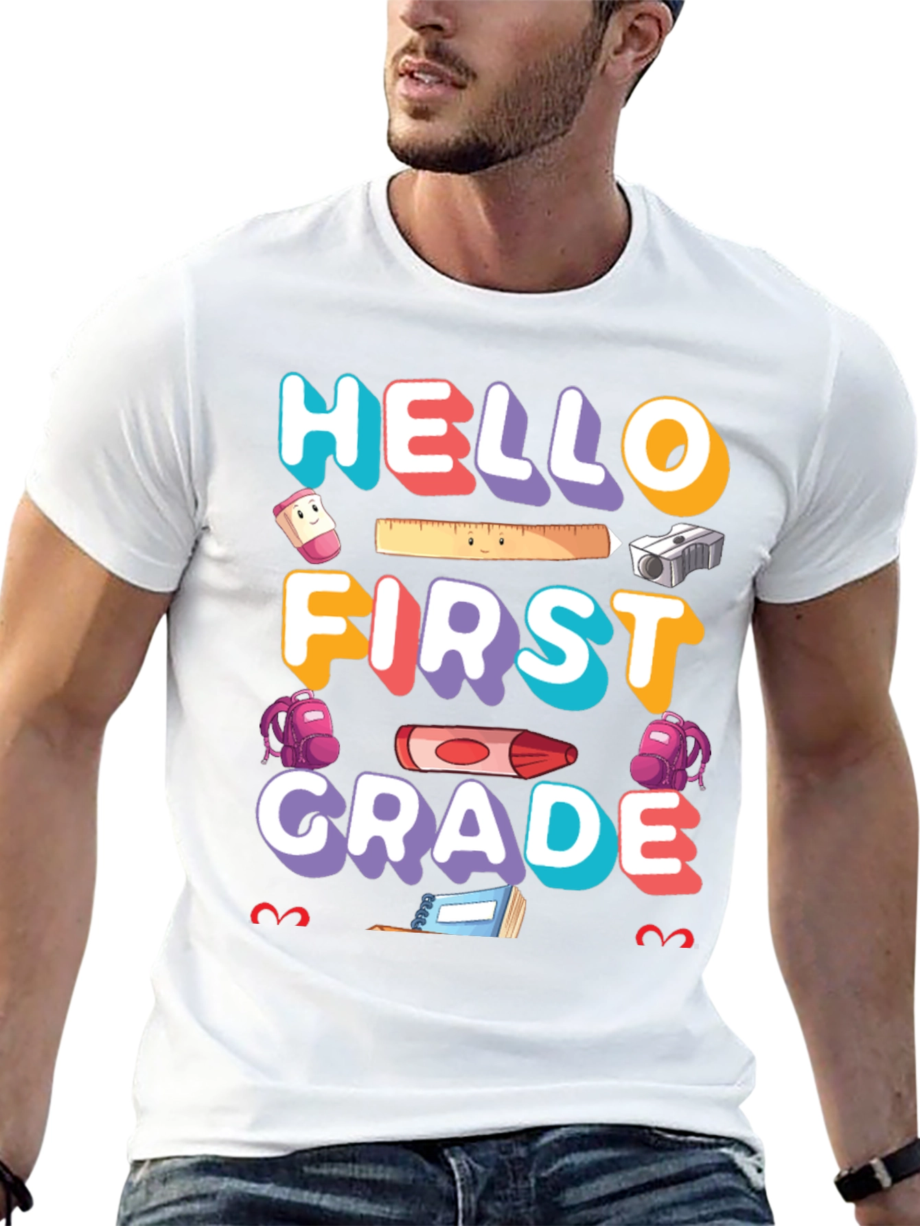 Hello First Grade Back to School T-Shirt