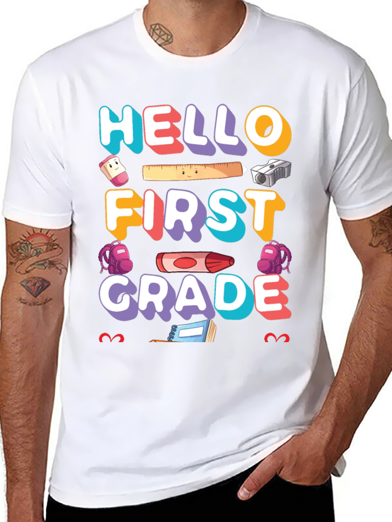 Hello First Grade Back to School T-Shirt