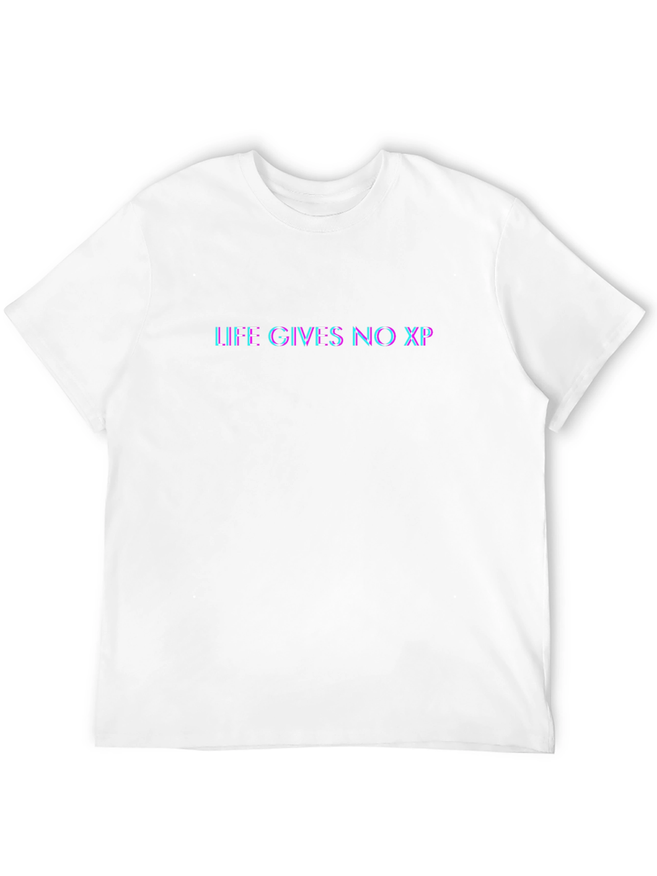 Life Gives No XP Black T-Shirt