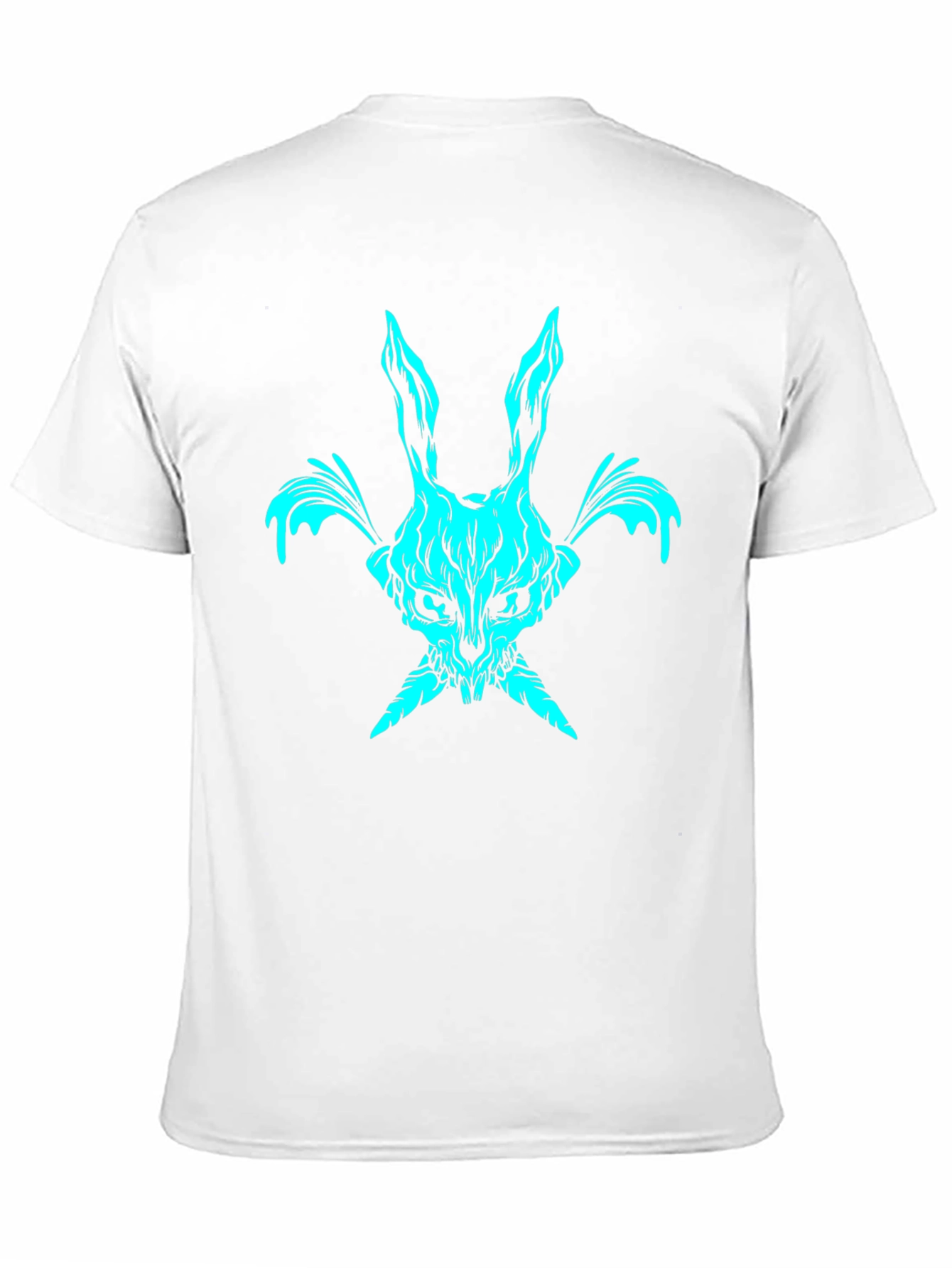 Rabbit Skull Graphic T-Shirt - Dark Aesthetic