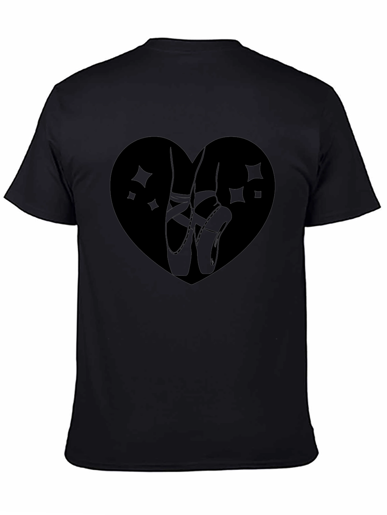 Ballet Heart Black T-Shirt