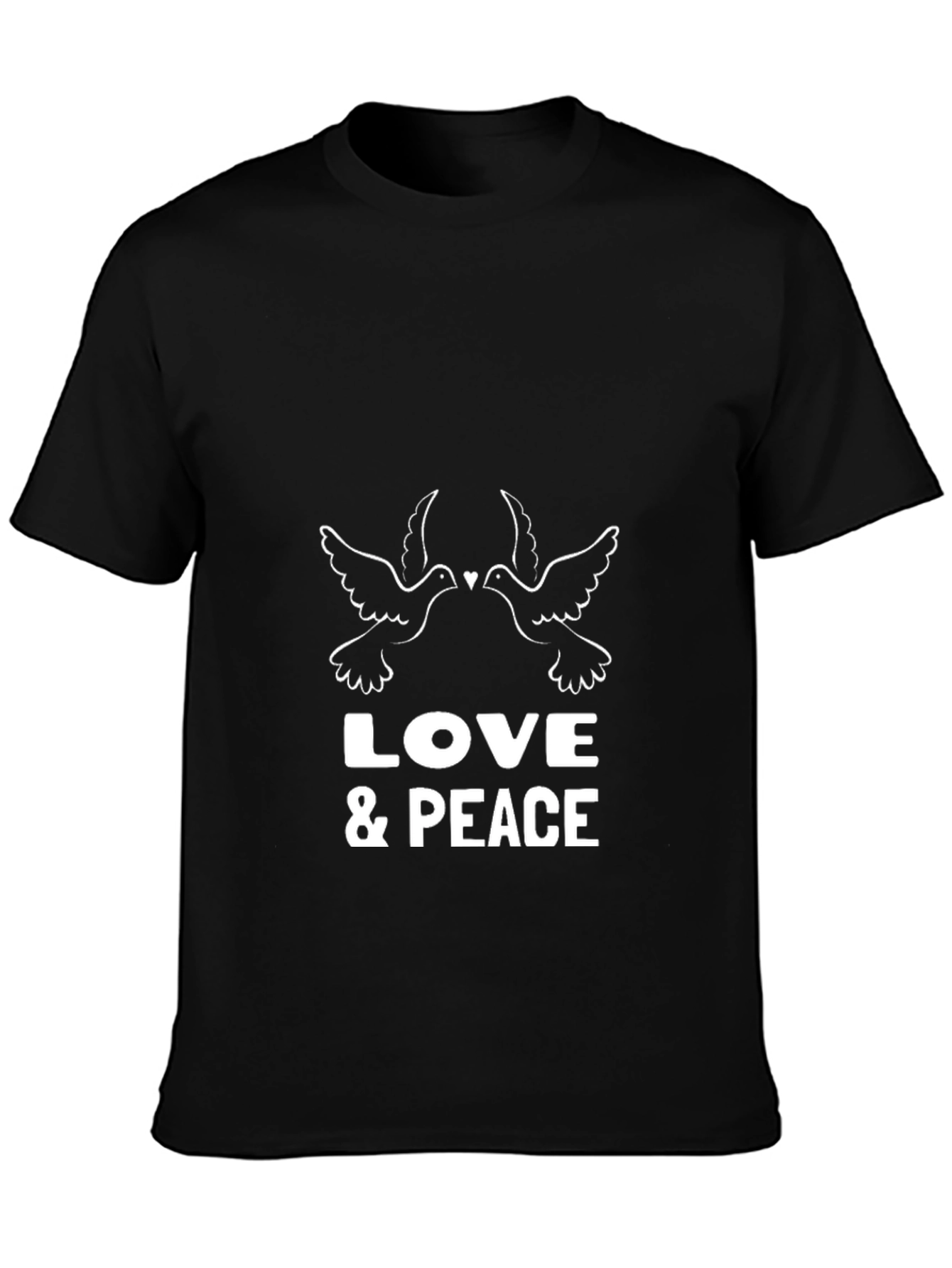 Love & Peace Dove Graphic T-Shirt