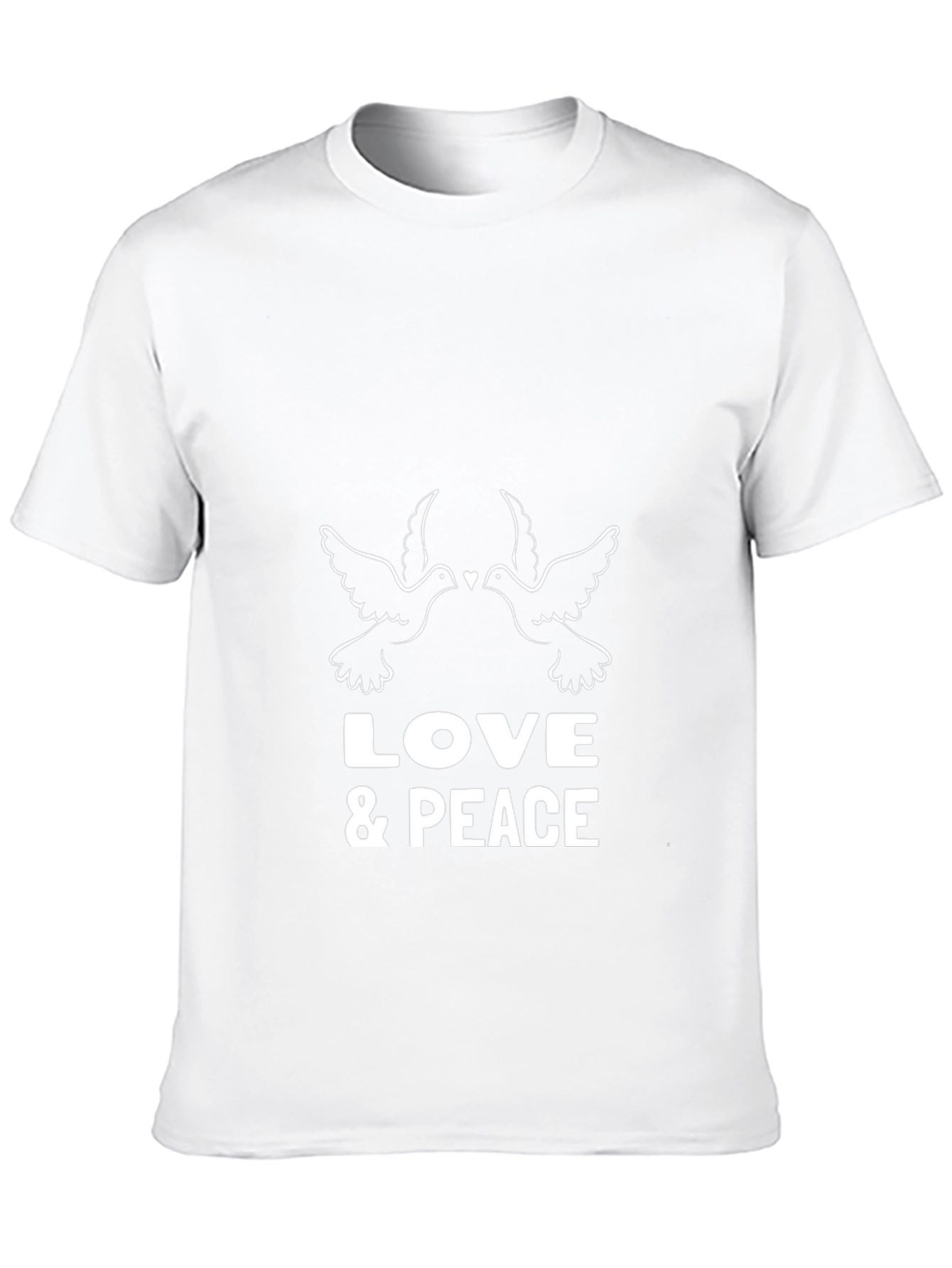 Love & Peace Dove Graphic T-Shirt