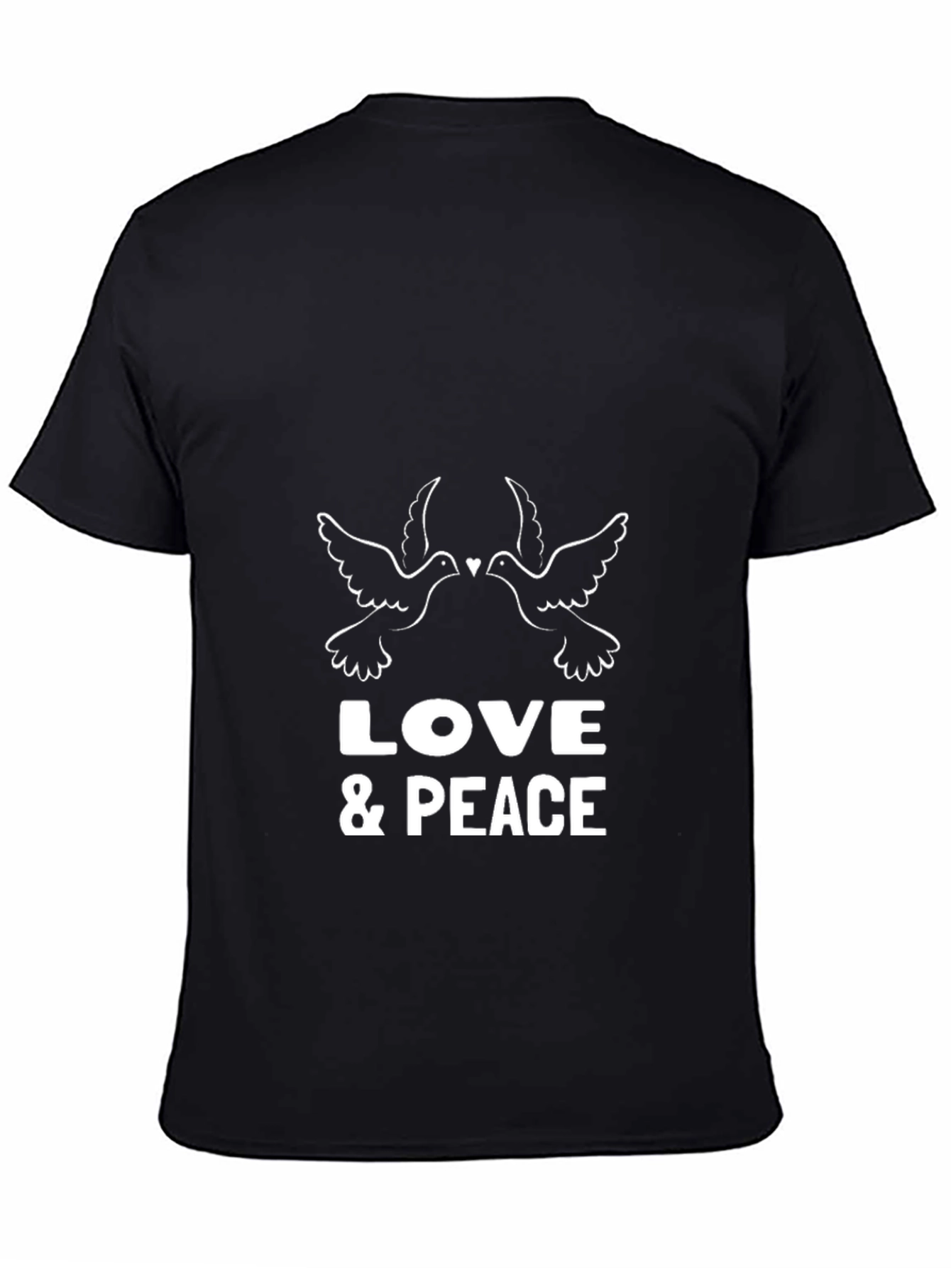 Love & Peace Dove Graphic T-Shirt