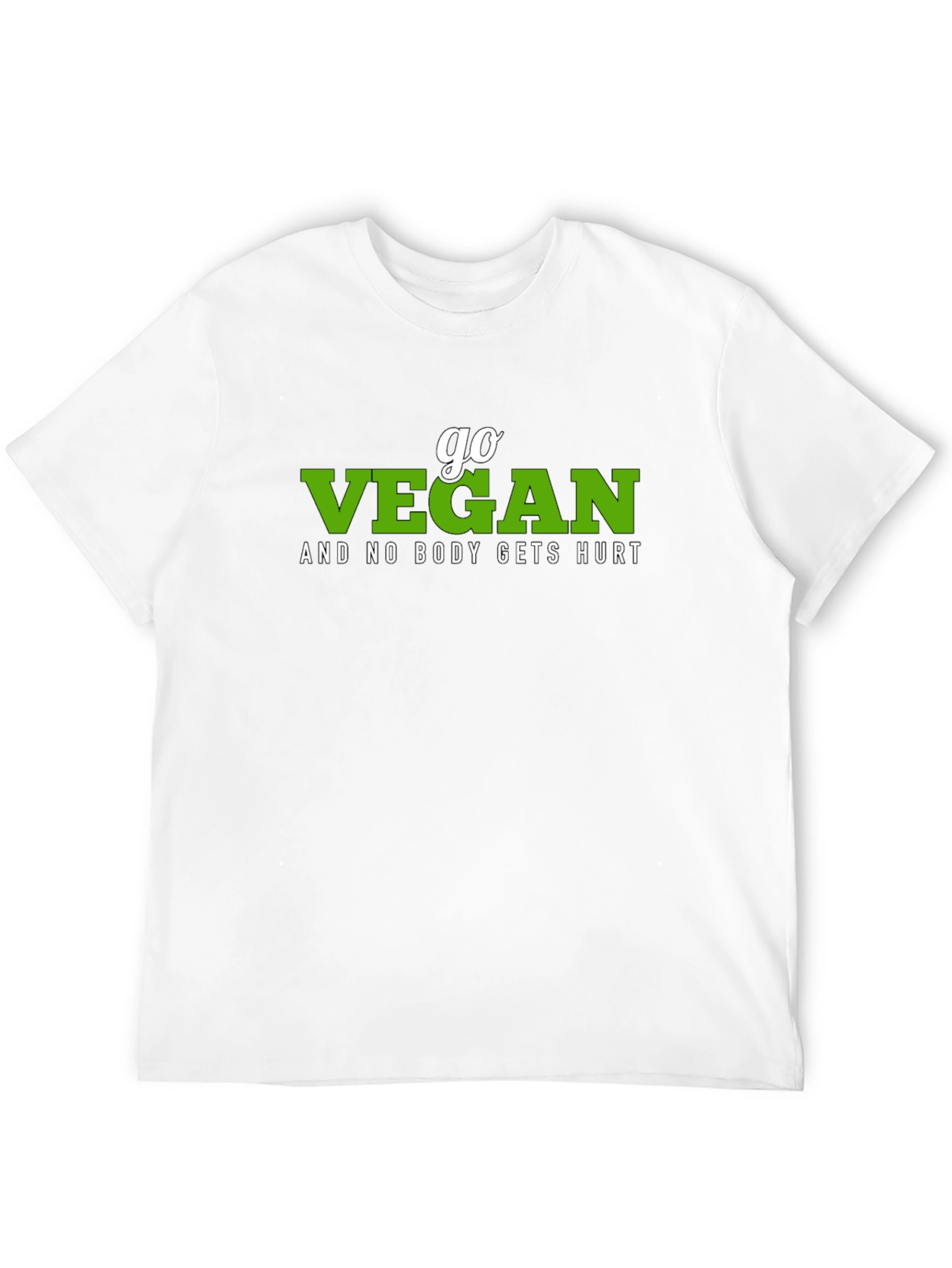 Go Vegan T-Shirt - Animal Rights Vegetarian Lifestyle