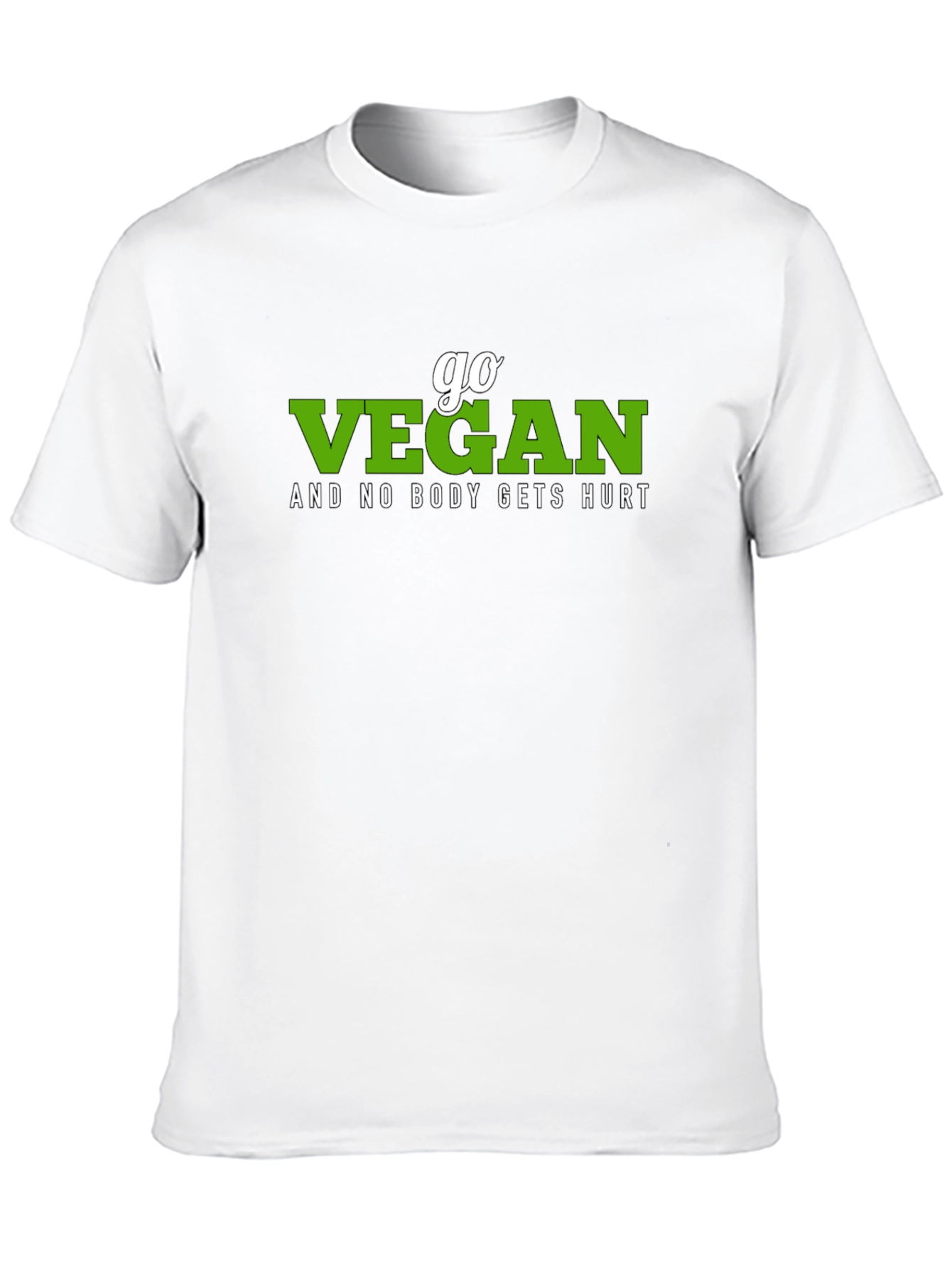 Go Vegan T-Shirt - Animal Rights Vegetarian Lifestyle