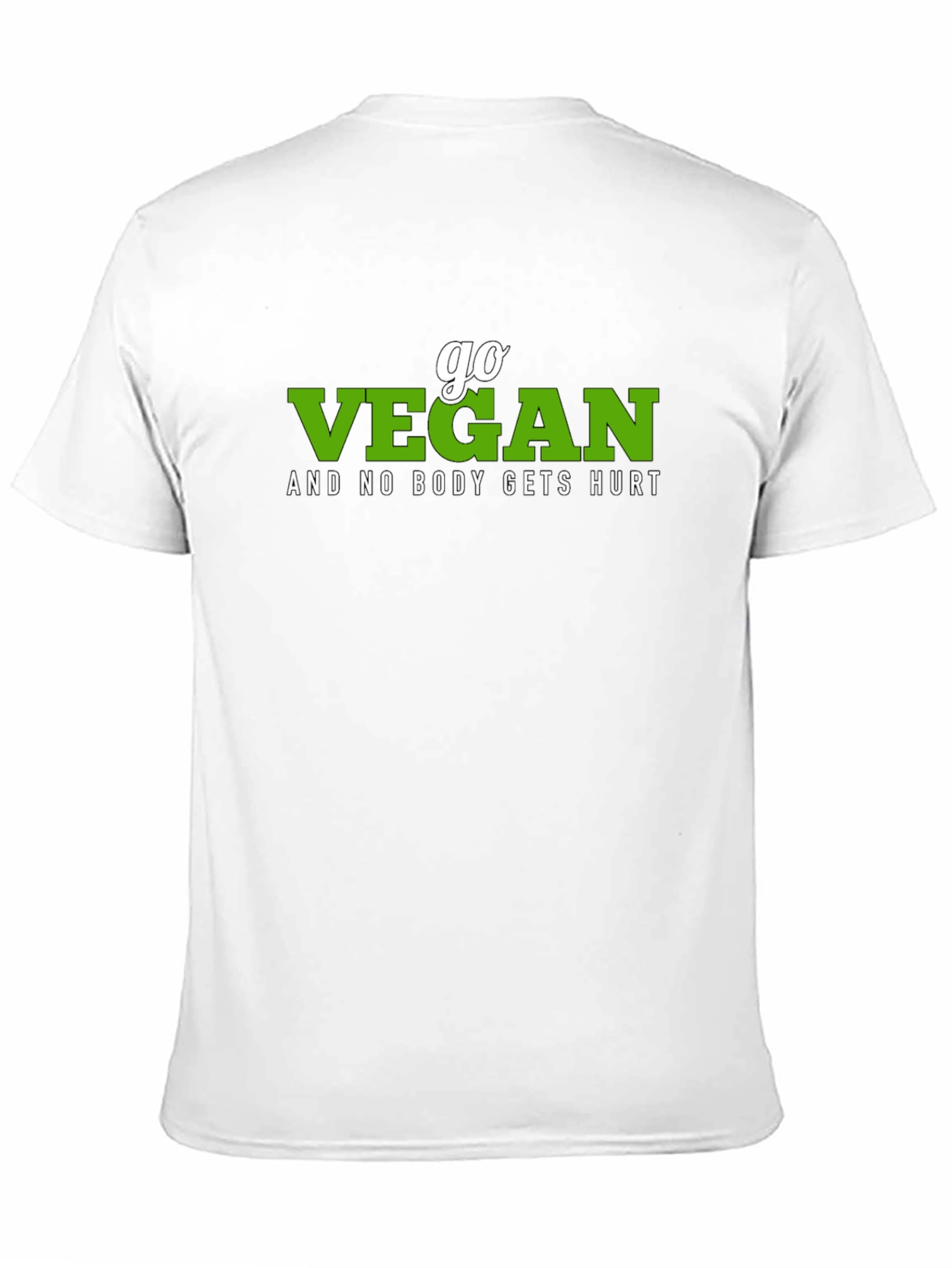 Go Vegan T-Shirt - Animal Rights Vegetarian Lifestyle