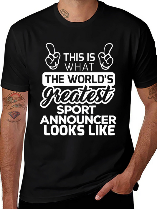 Worlds Greatest Sport Announcer T-Shirt