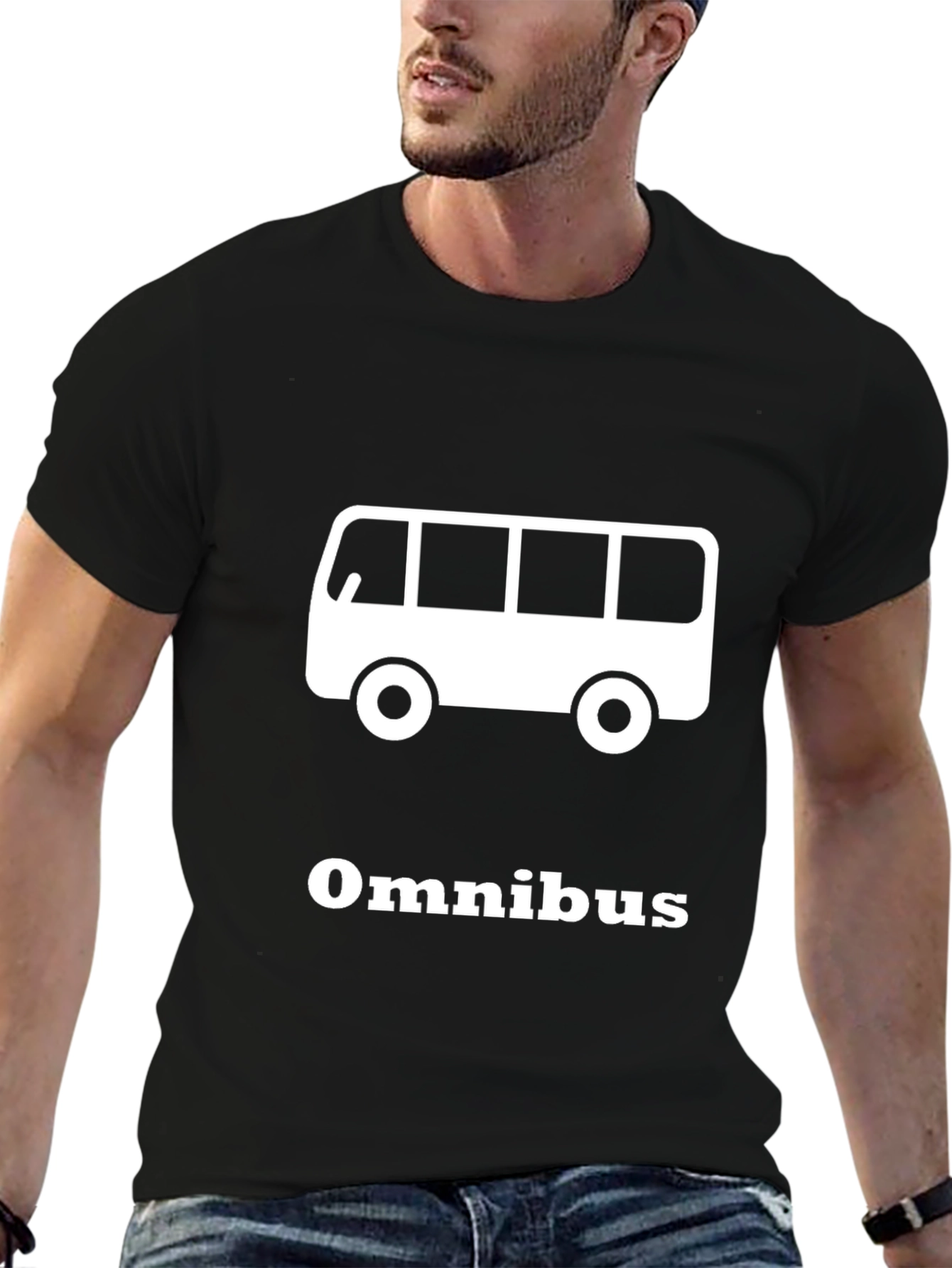 Omnibus Graphic T-Shirt - Black