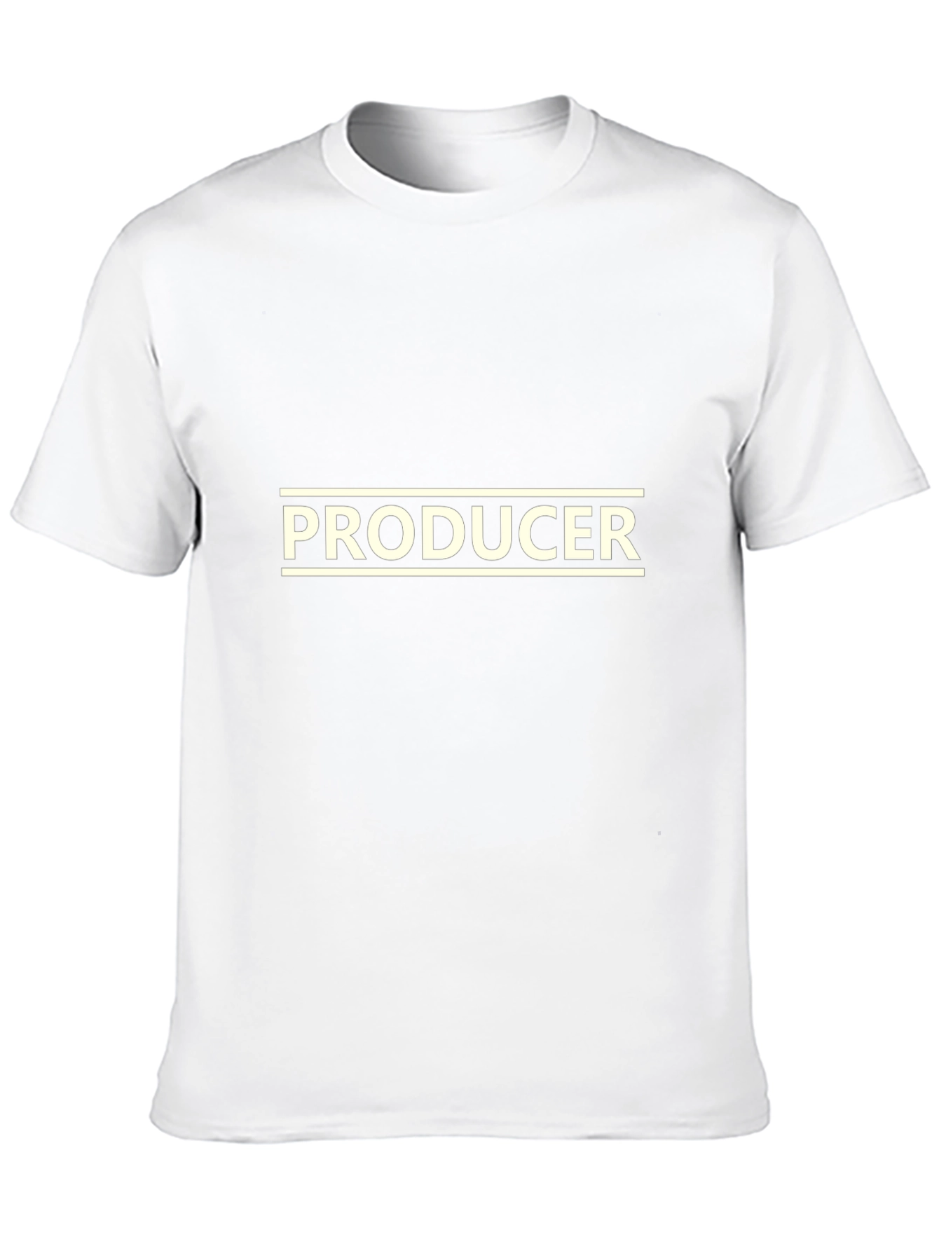 Producer Graphic T-Shirt - Black Crew Neck Tee