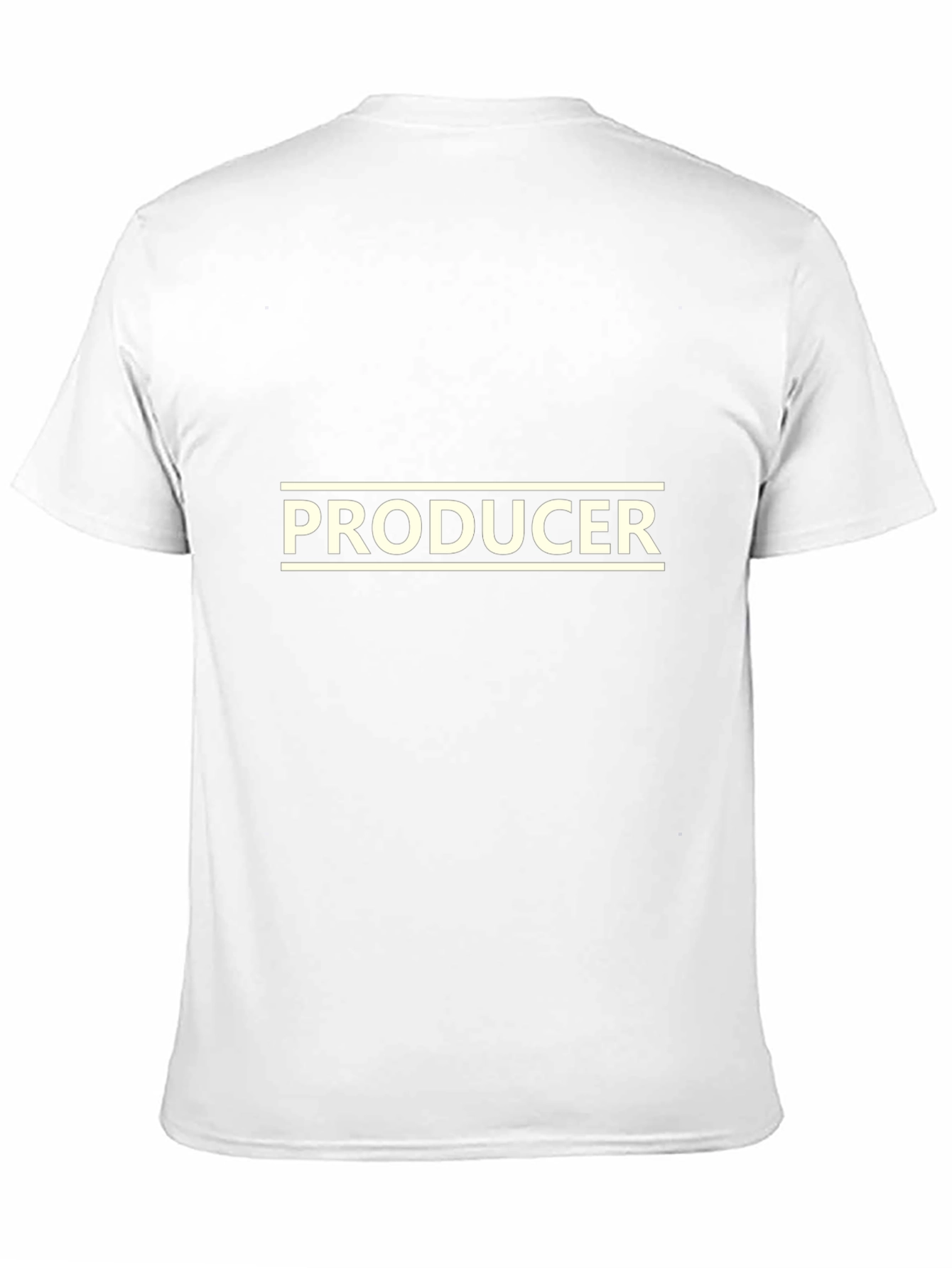 Producer Graphic T-Shirt - Black Crew Neck Tee