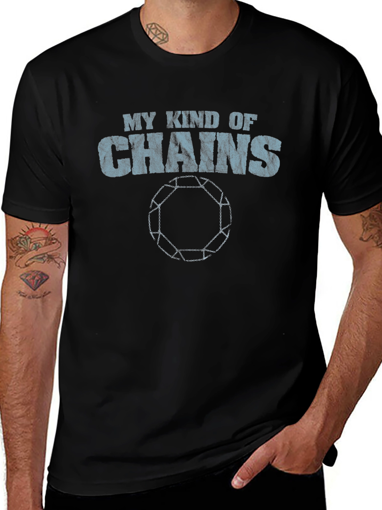My Kind of Chains Graphic T-Shirt - Casual Wear