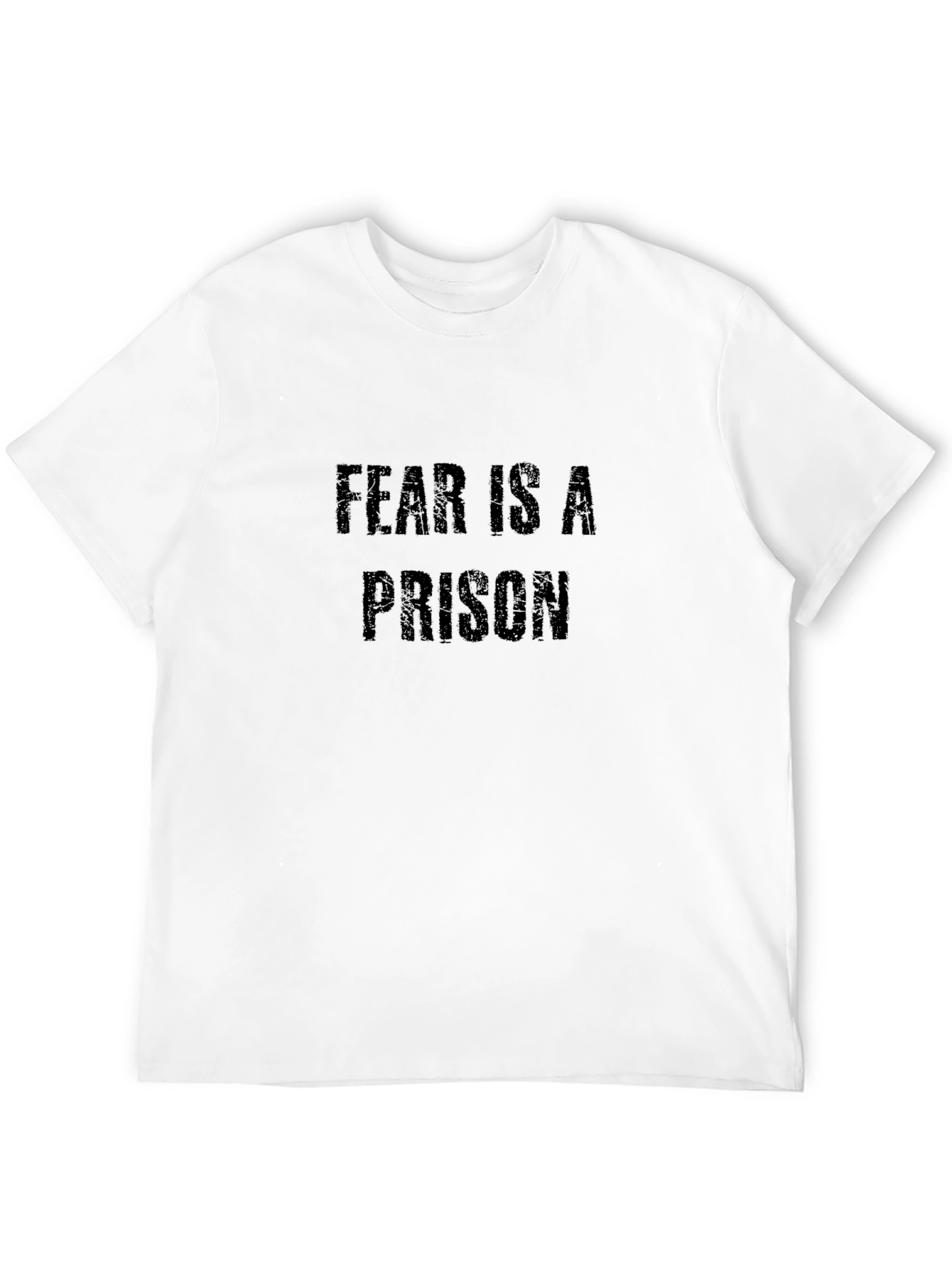 Fear Is A Prison Black T-Shirt