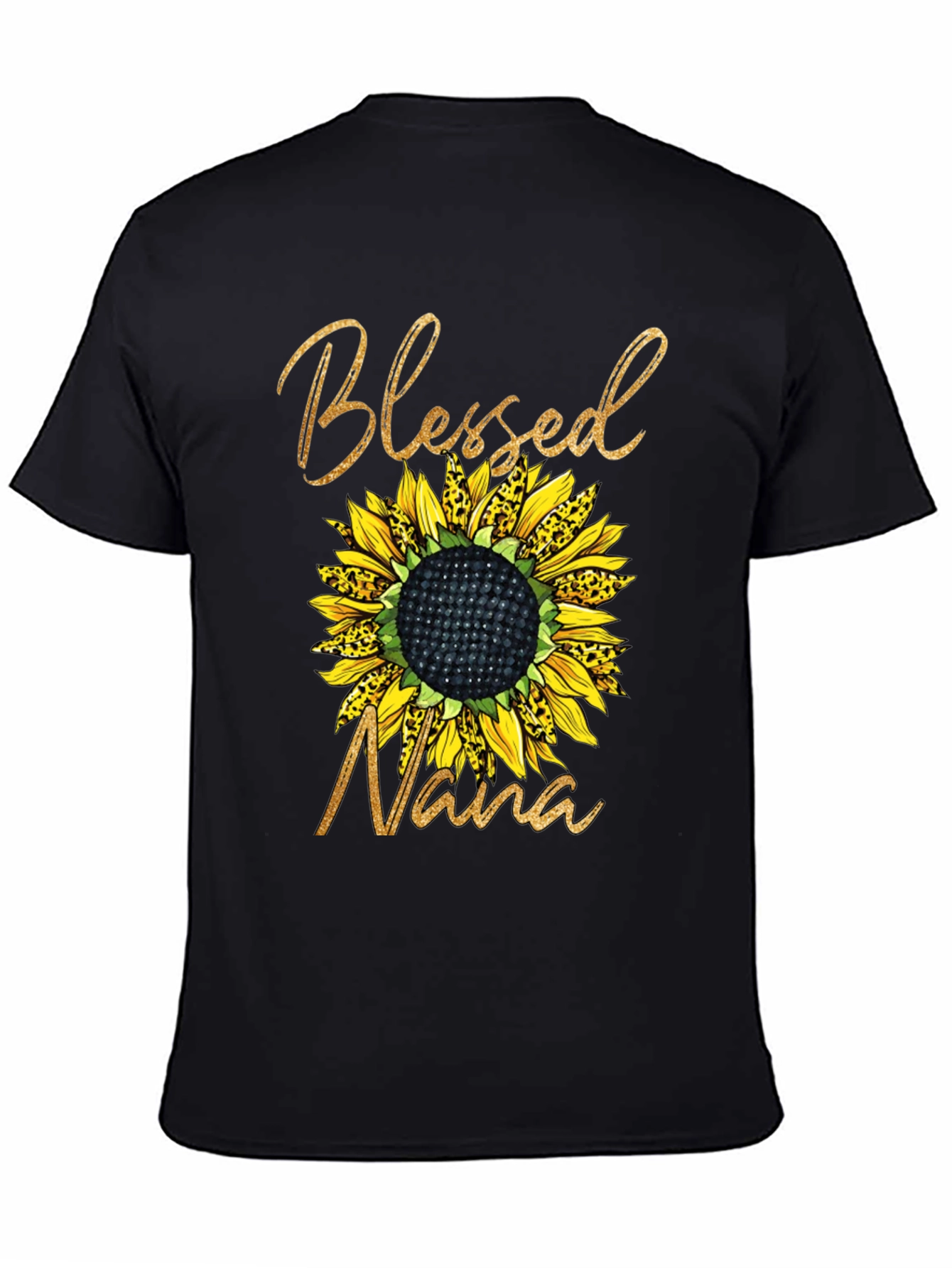 Blessed Nana Sunflower Graphic T-Shirt