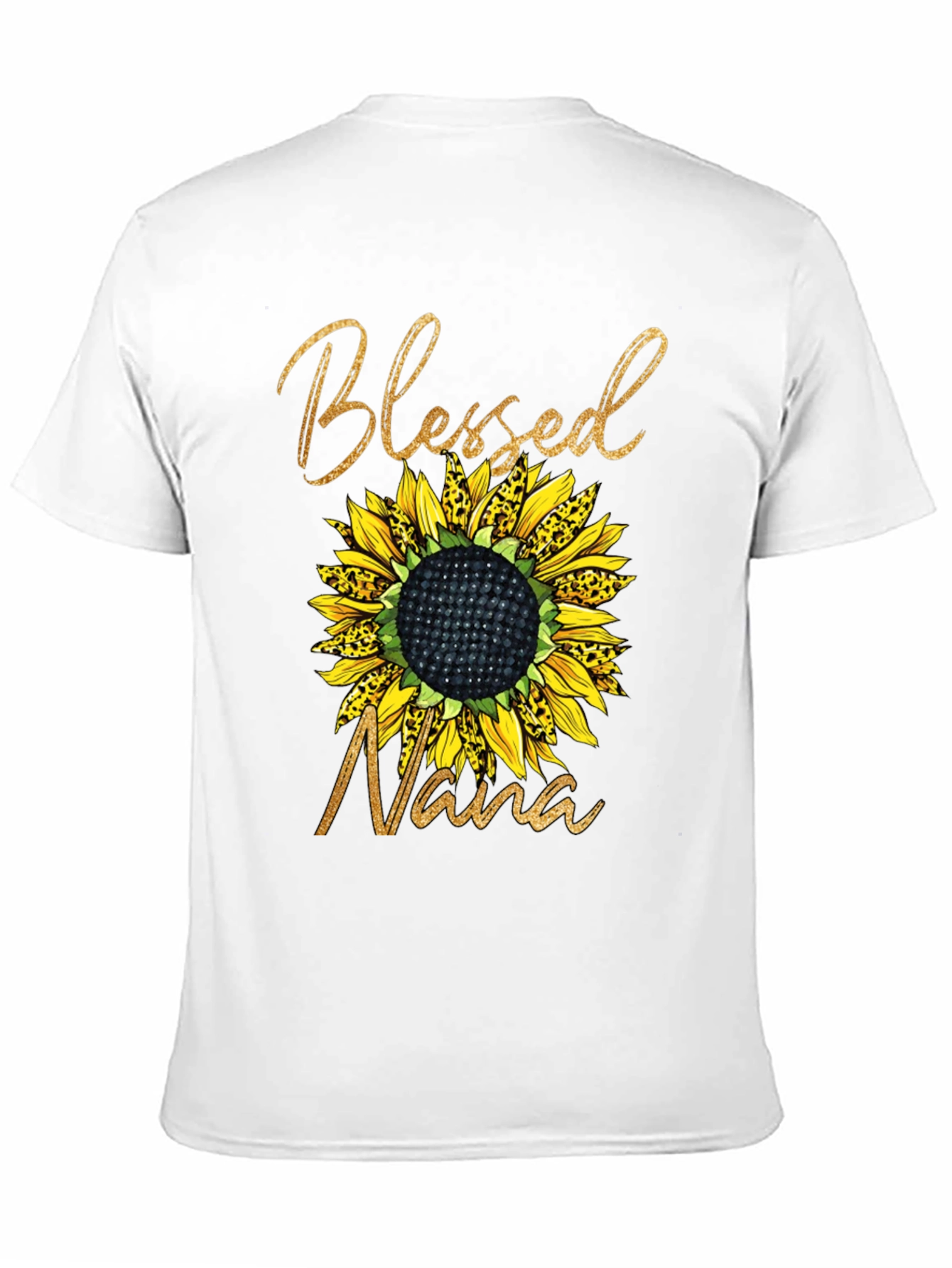 Blessed Nana Sunflower Graphic T-Shirt