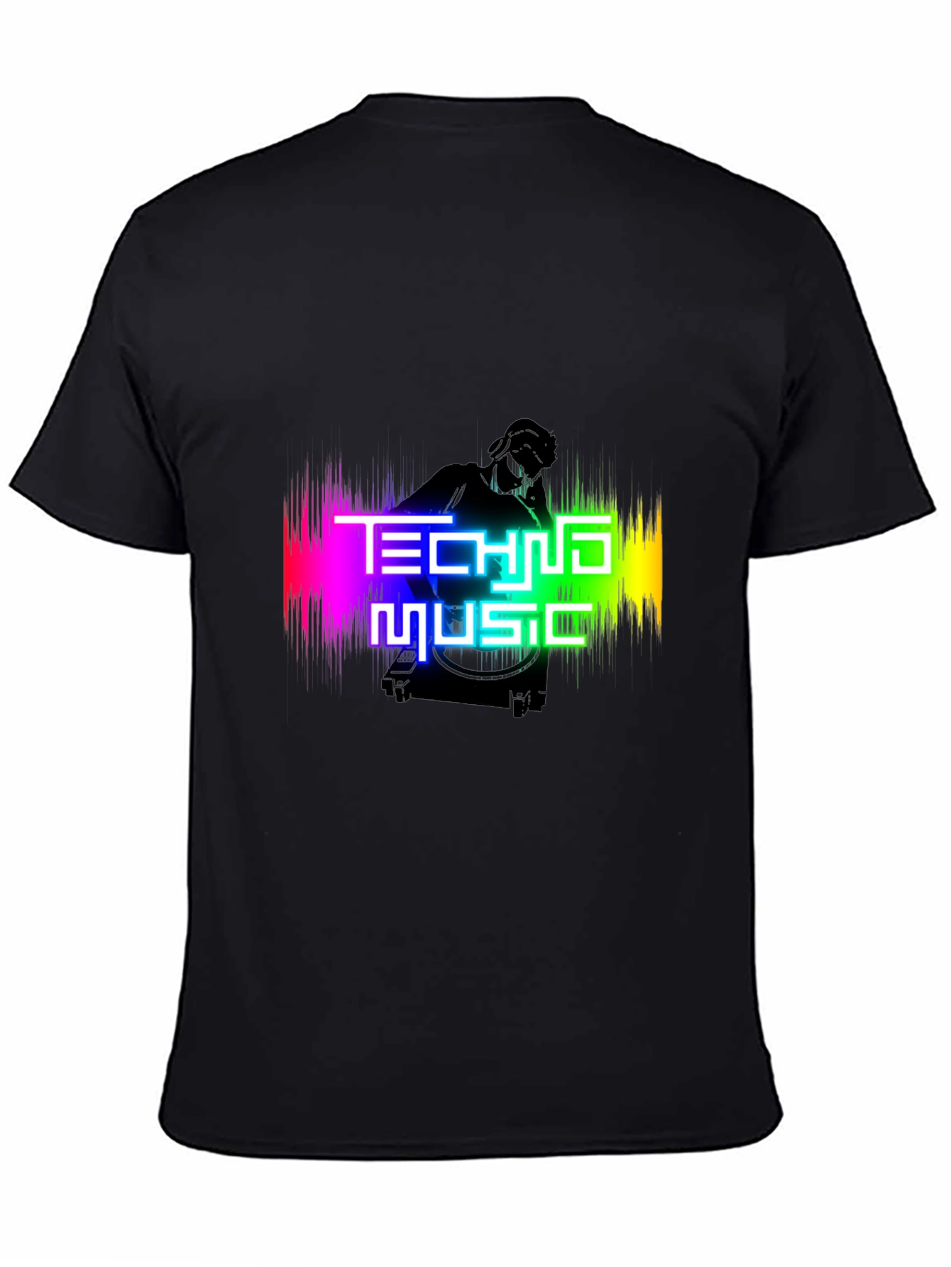 Techno Music Graphic T-Shirt - DJ Rave Party Tee