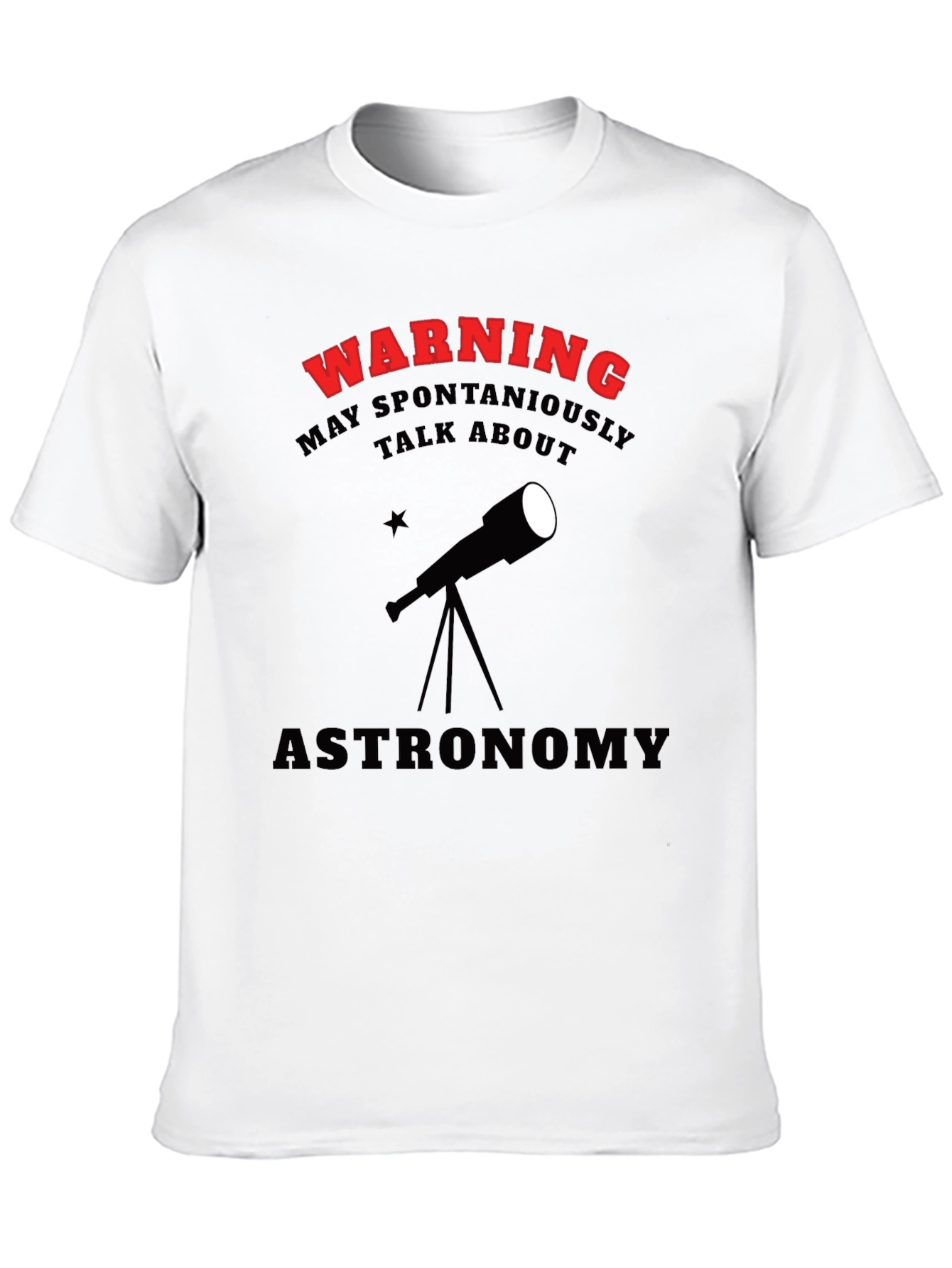 Astronomy Warning Graphic T-Shirt