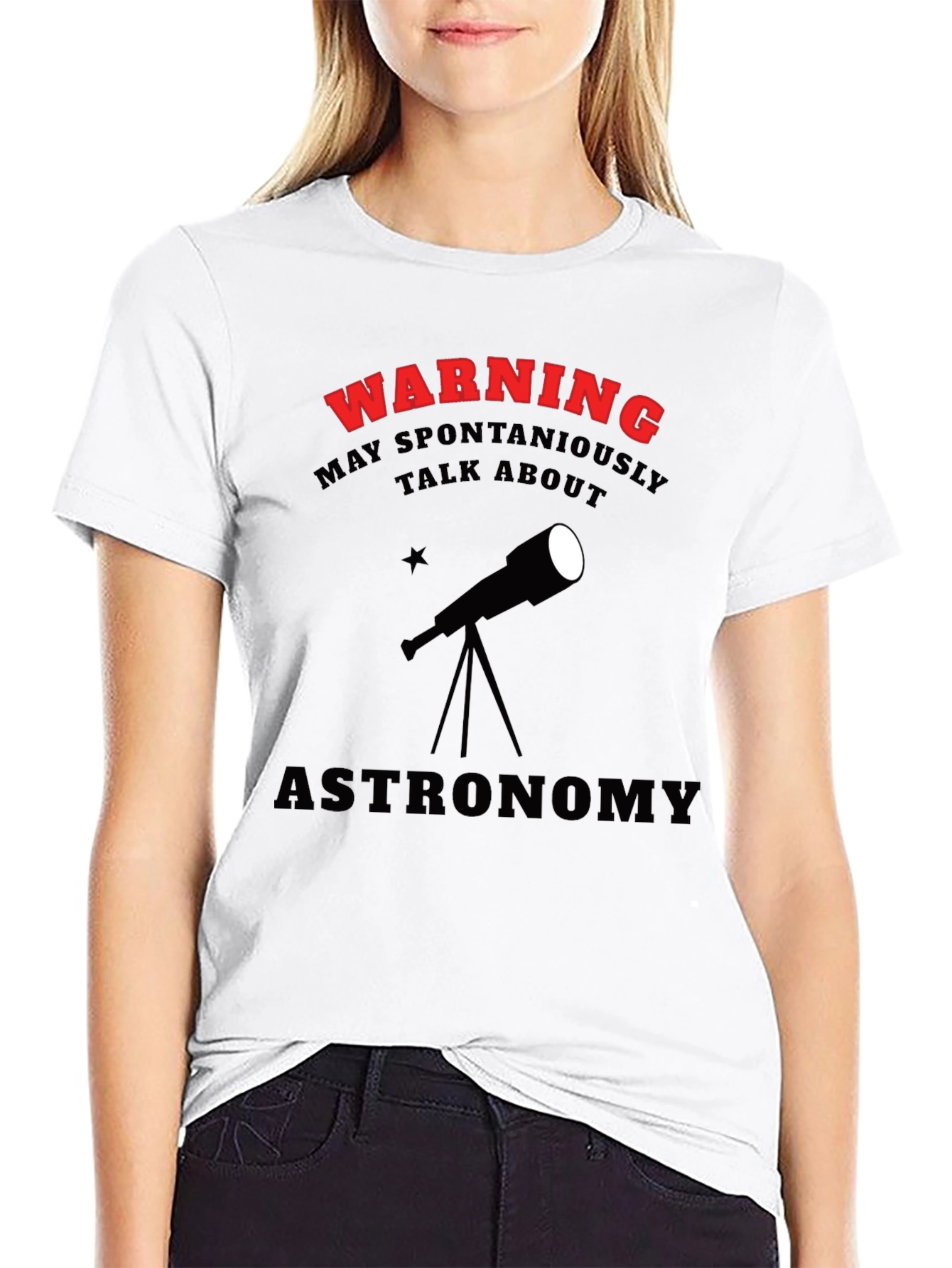 Astronomy Warning Graphic T-Shirt