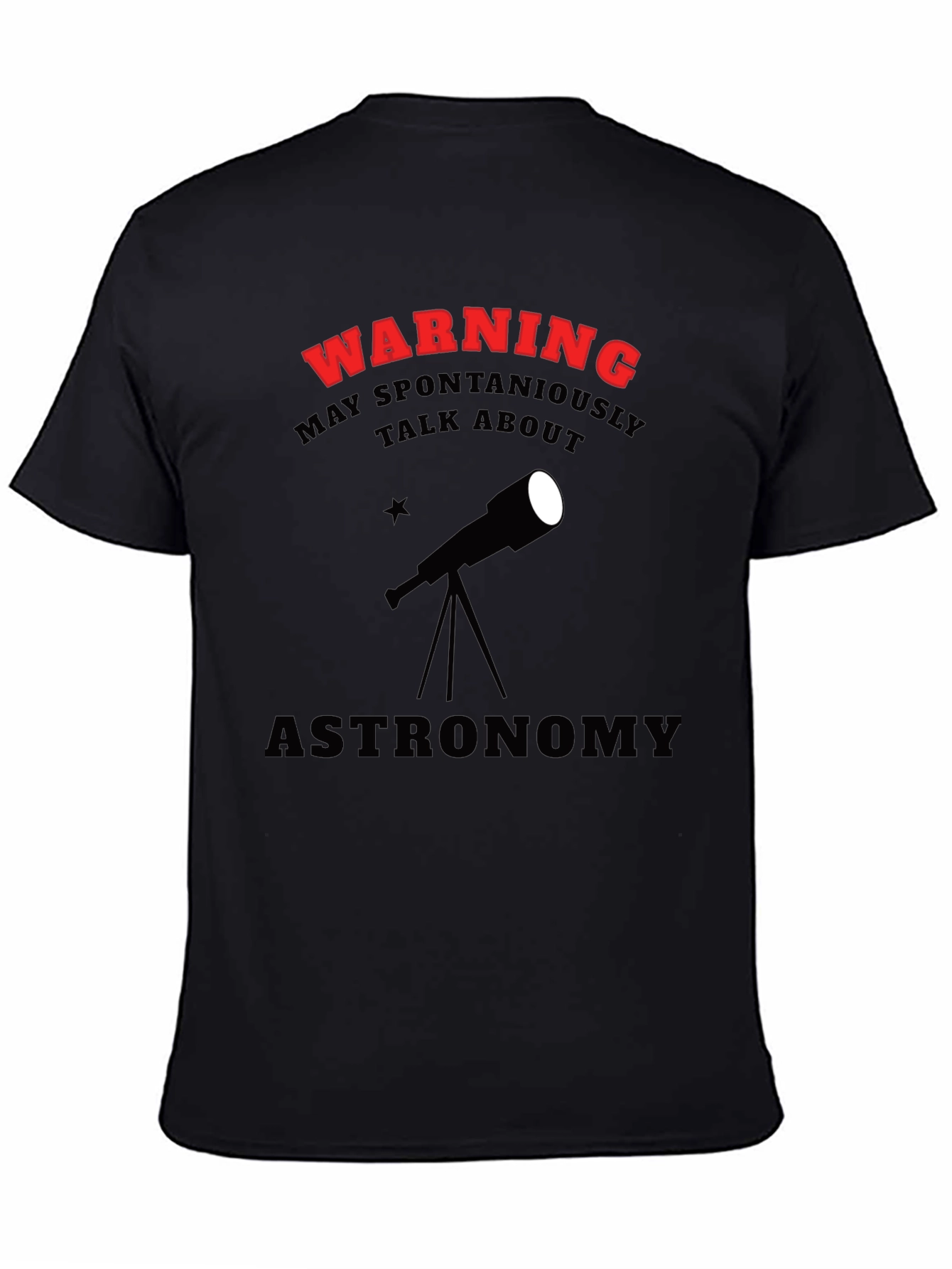 Astronomy Warning Graphic T-Shirt