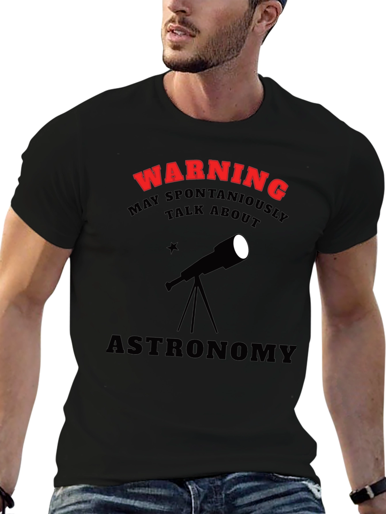 Astronomy Warning Graphic T-Shirt