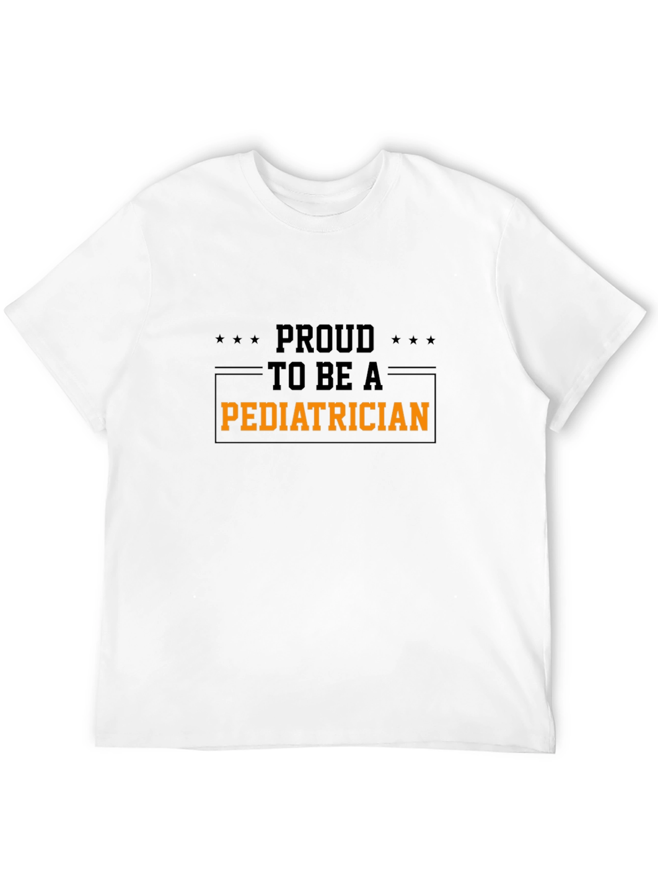 Proud Pediatrician T-Shirt - Black Cotton Tee