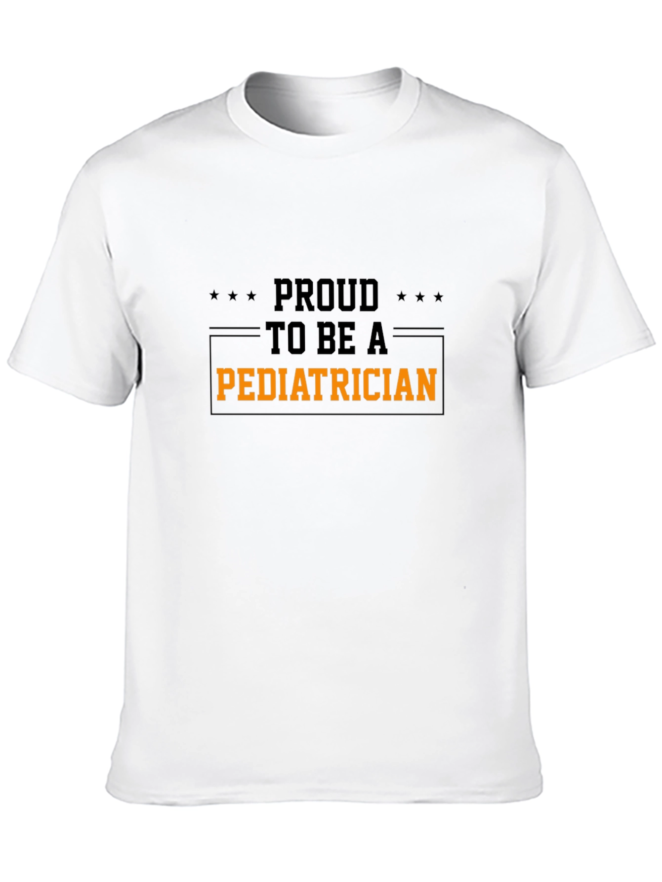 Proud Pediatrician T-Shirt - Black Cotton Tee