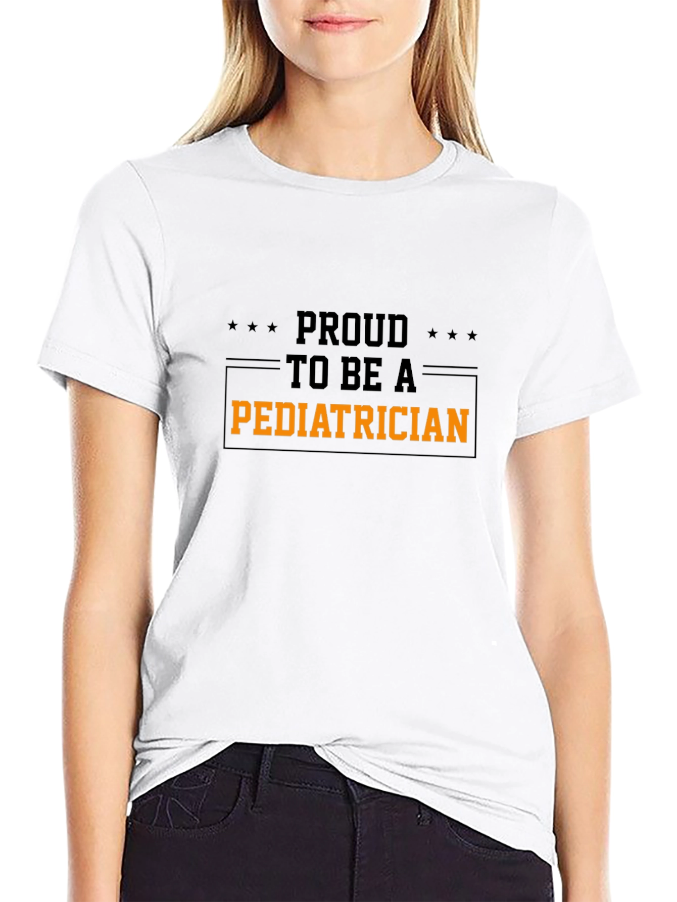 Proud Pediatrician T-Shirt - Black Cotton Tee