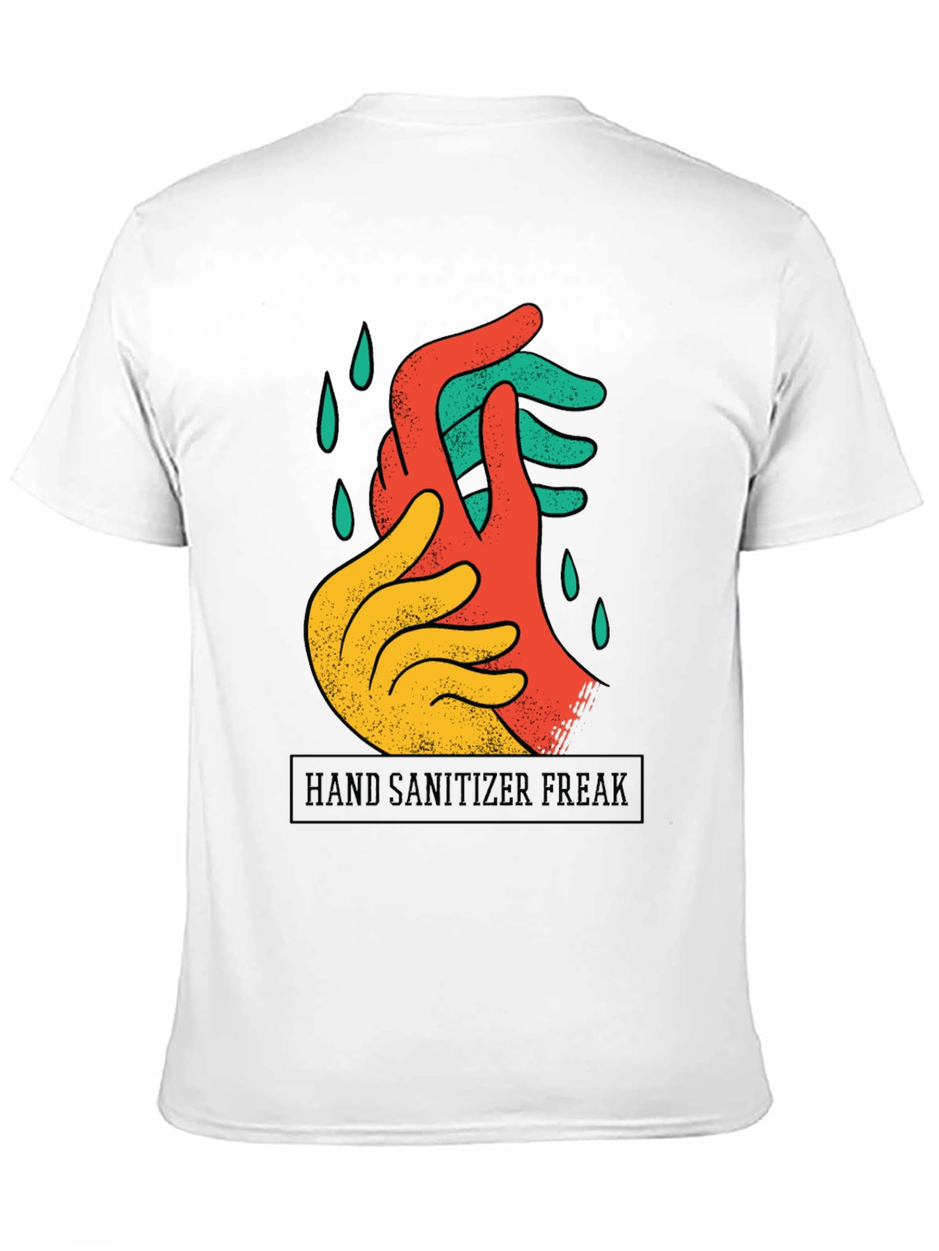 Hand Sanitizer Freak Graphic Tee - Black