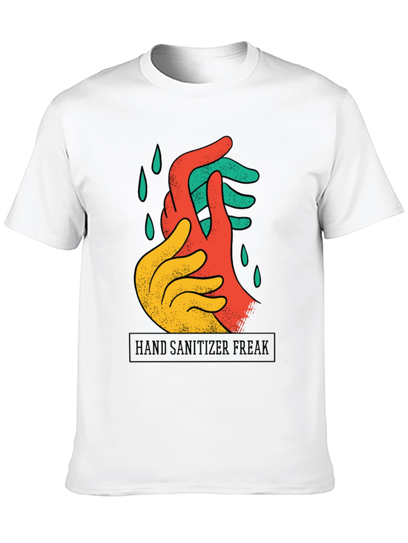 Hand Sanitizer Freak Graphic Tee - Black