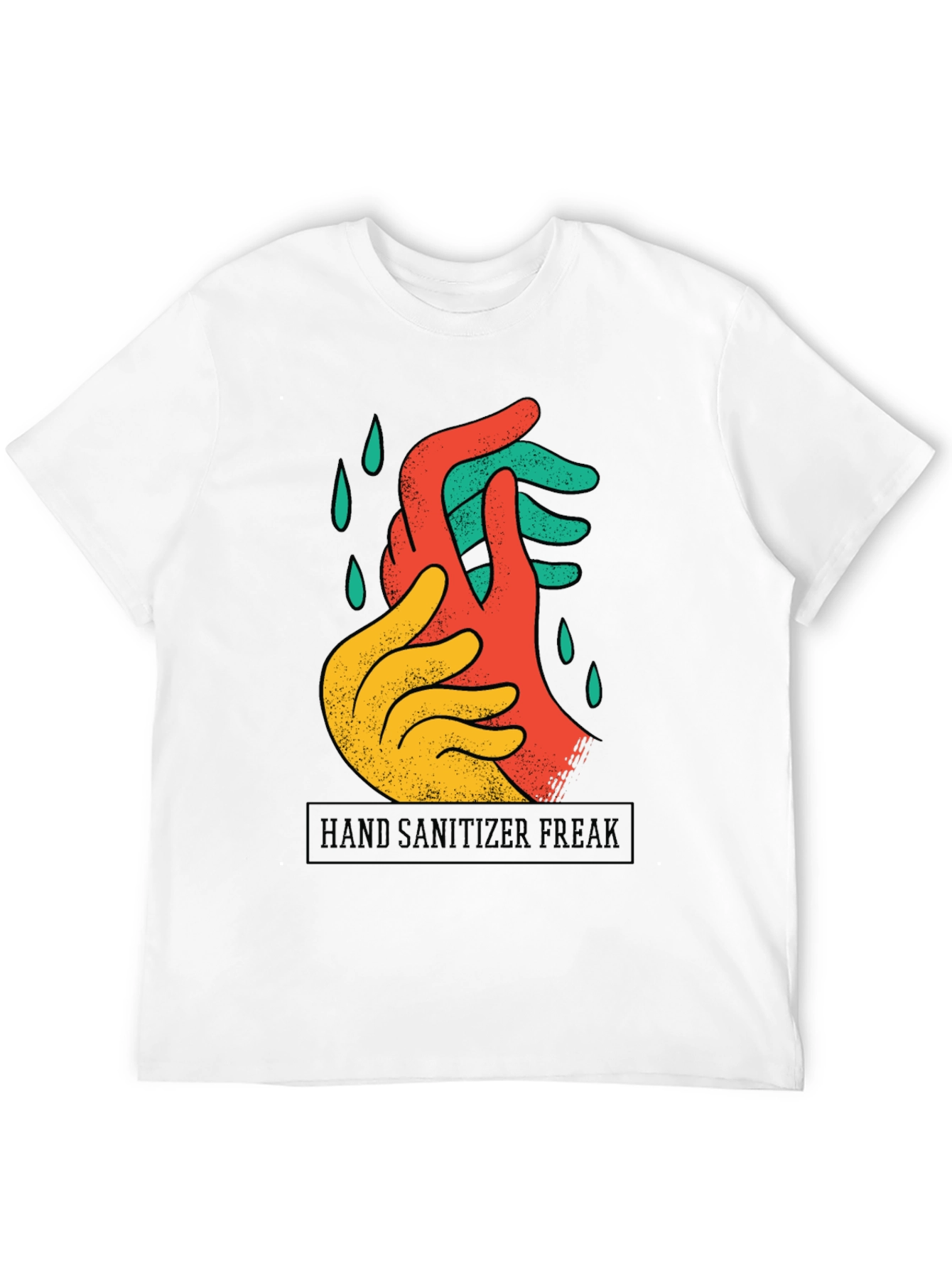 Hand Sanitizer Freak Graphic Tee - Black