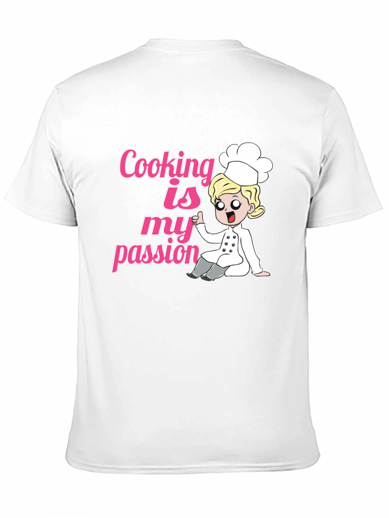 Cooking Is My Passion Black T-Shirt