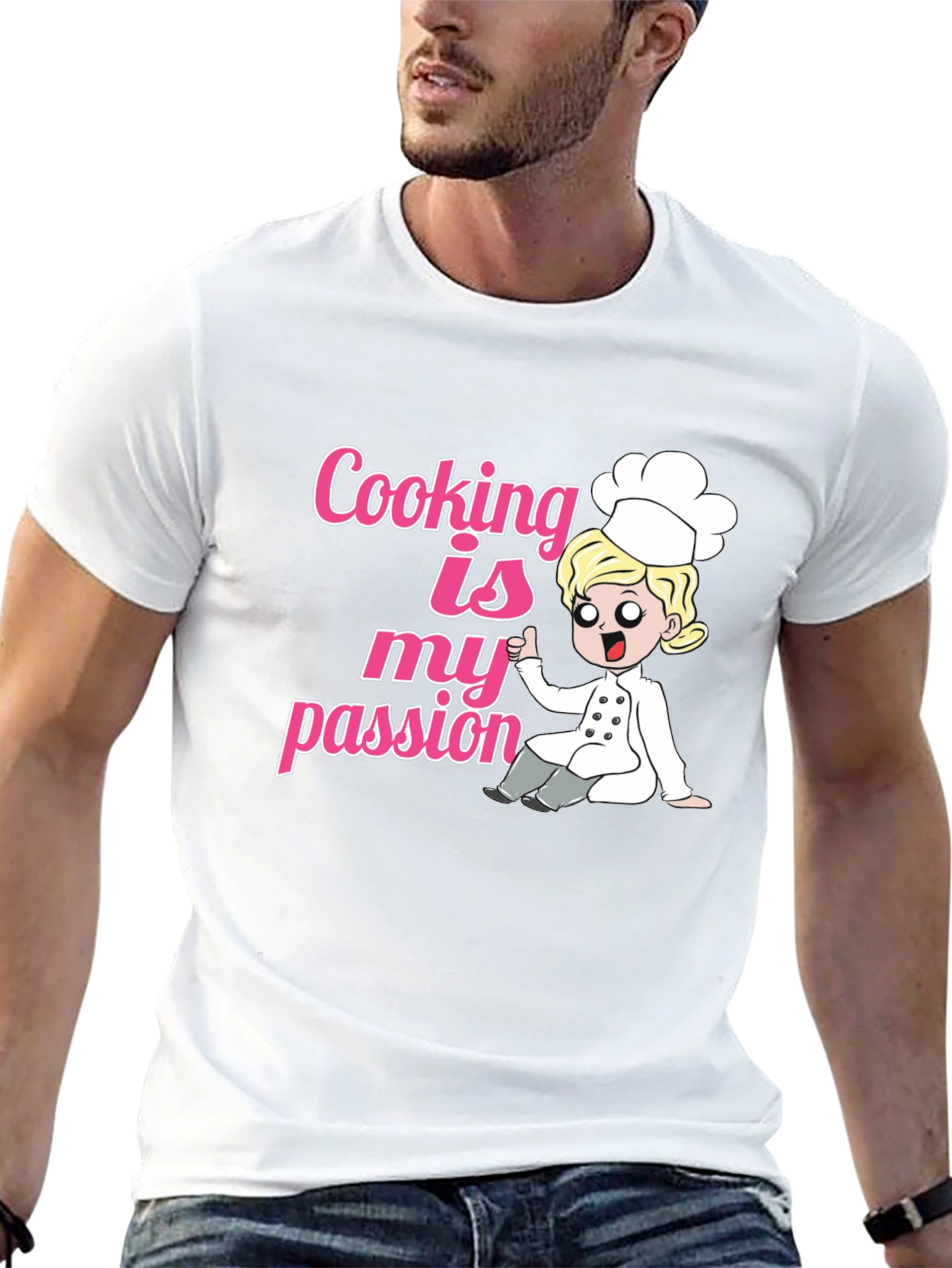 Cooking Is My Passion Black T-Shirt