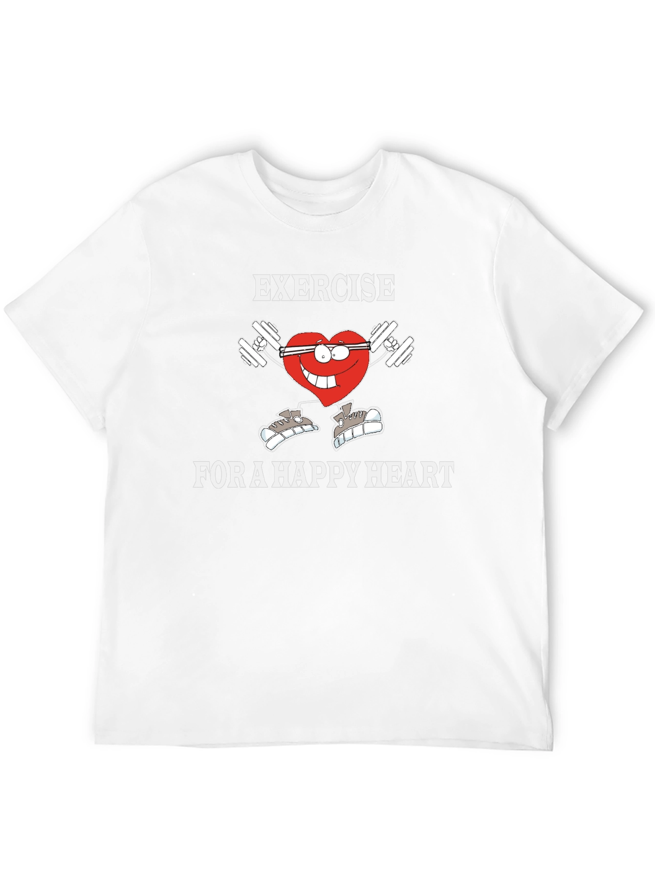 Exercise for a Happy Heart Graphic Tee