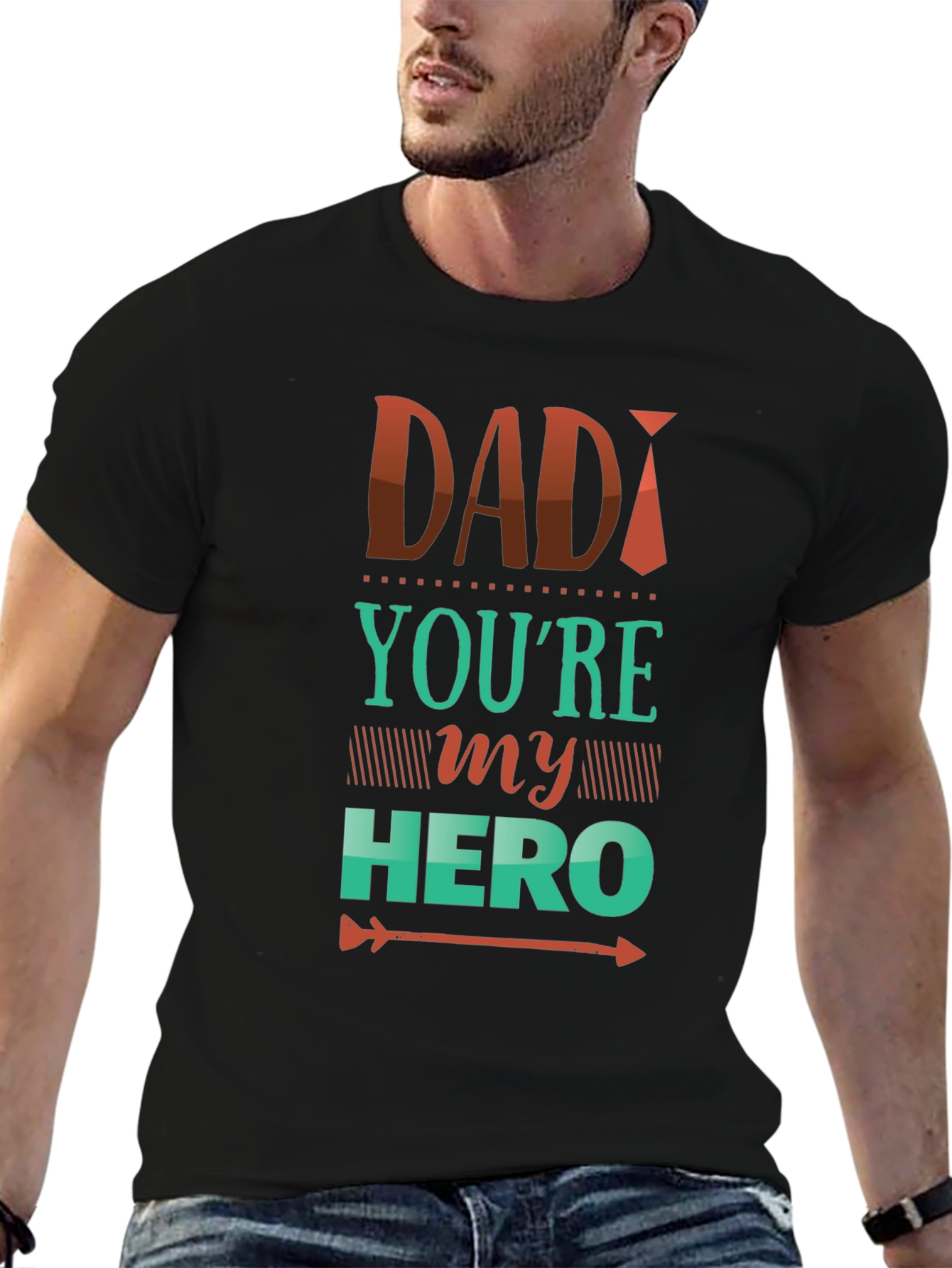 Dad Youre My Hero Graphic T-Shirt