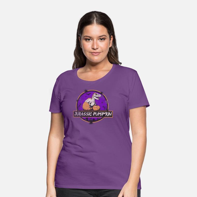 Jurassic Pumpkin T-Rex Halloween Tee