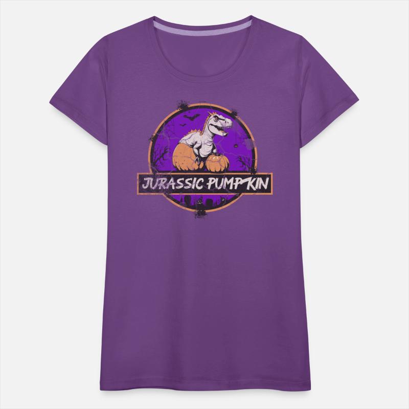 Jurassic Pumpkin T-Rex Halloween Tee